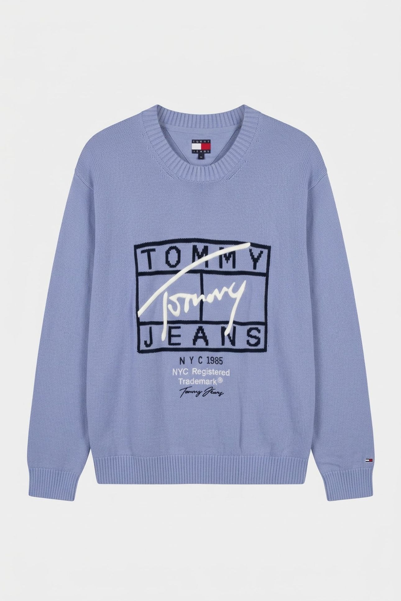 TJM REG SIGNATURE SWEATER NORDIC IRIS 3