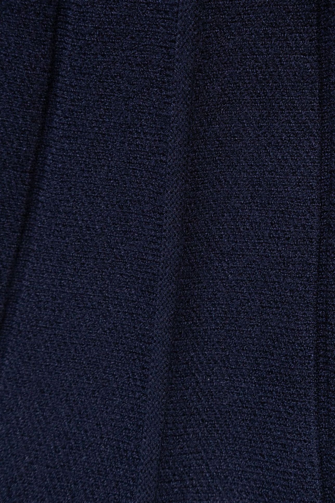 GIRLS’ NAVY KNIT PLEATED LONG-SLEEVED DRESS 6