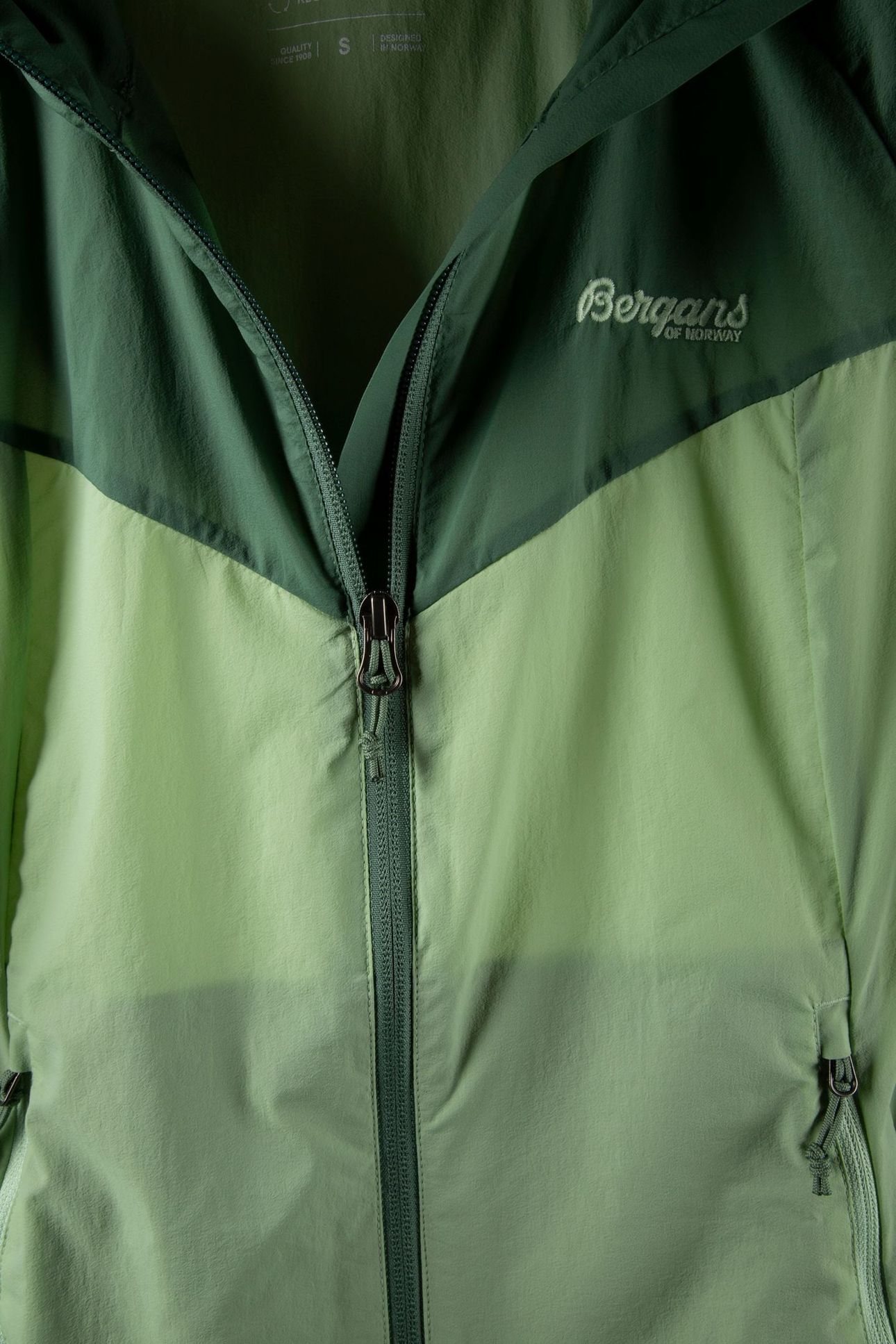 SKAR LIGHT WINDBREAKER JACKET LIGHT JADE GREEN/DARK JADE GRE 4