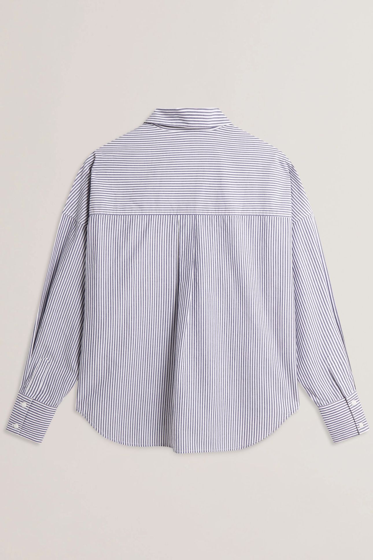 VINALES BOYFRIEND FIT STRIPED COTTON NAVY 3