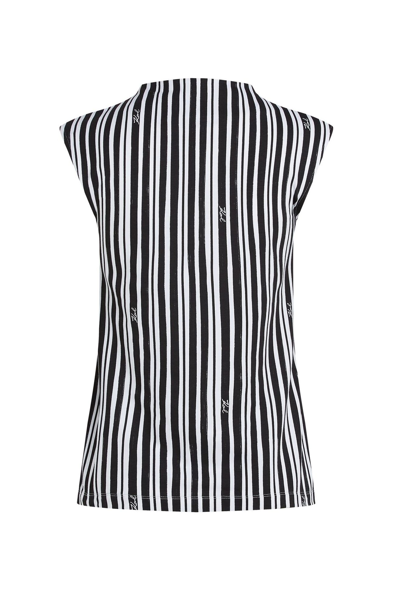 STRIPED FEMININE T-SHIRT BLACK STRIPES 5