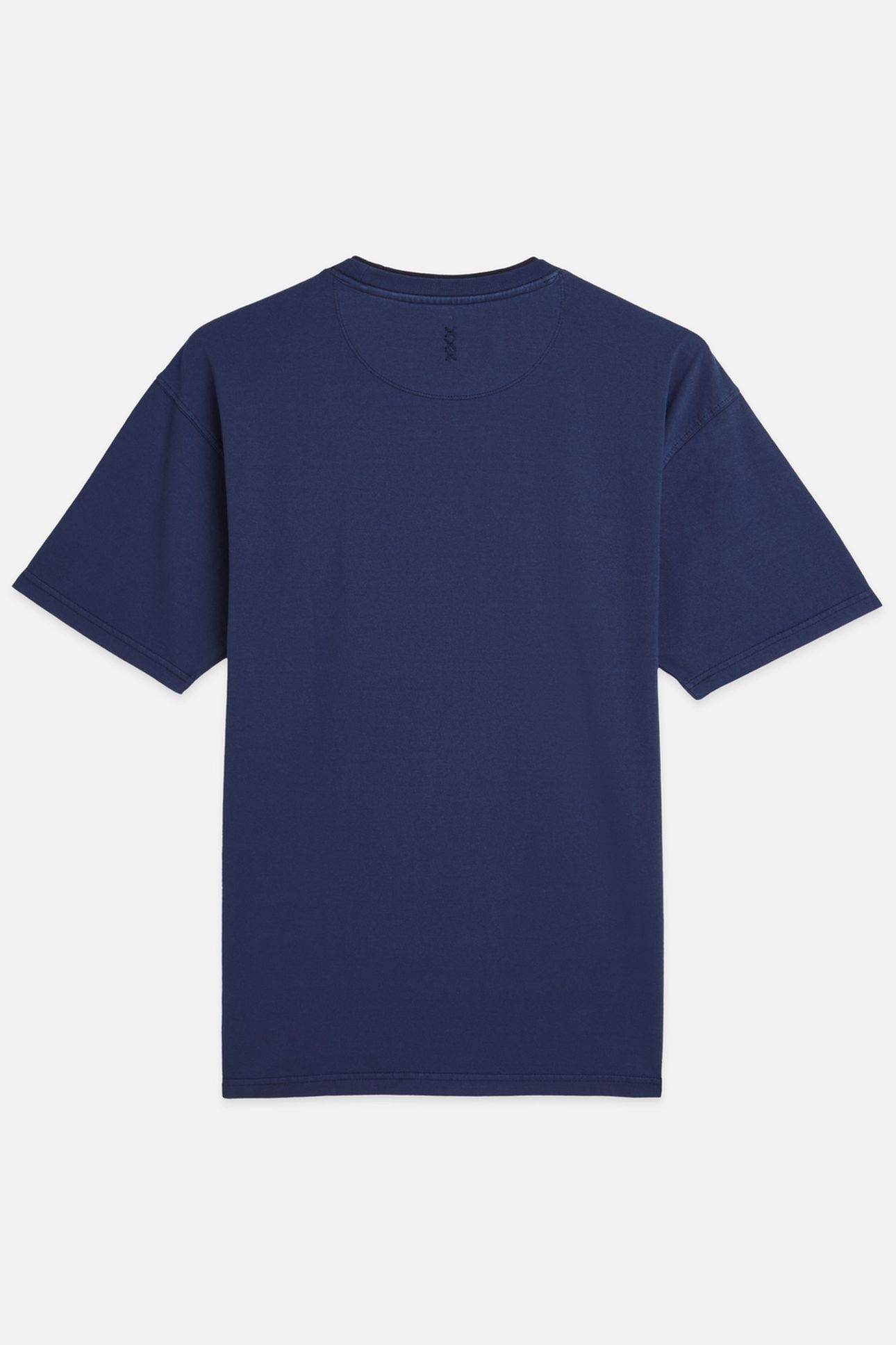 3 CROSSES GARMENTDYED RELAXEDFIT TSHIRT NAVY 2