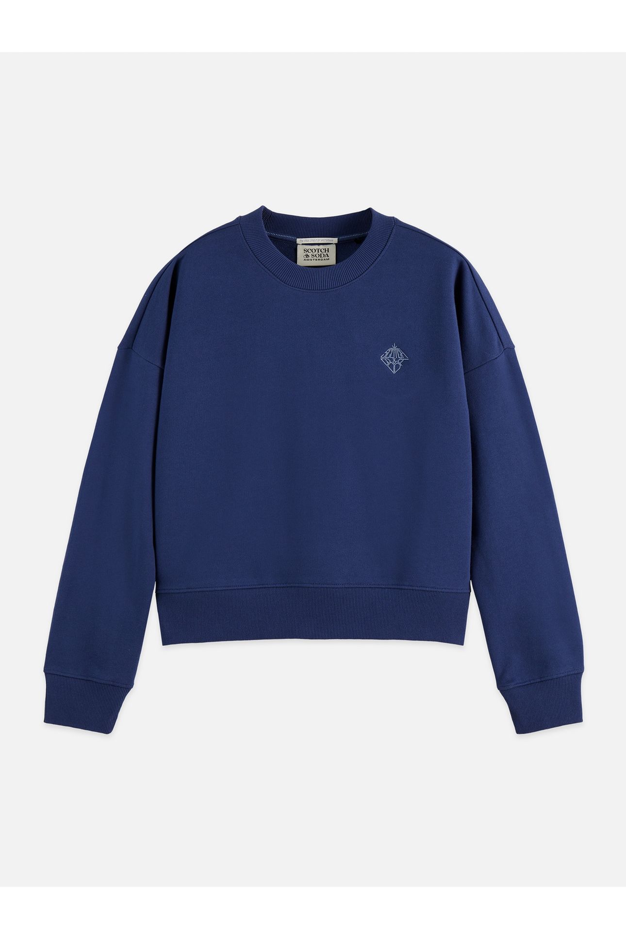 EMBROIDERED LOGO RELAXED FIT SWEATSHIRT OCEANA 4