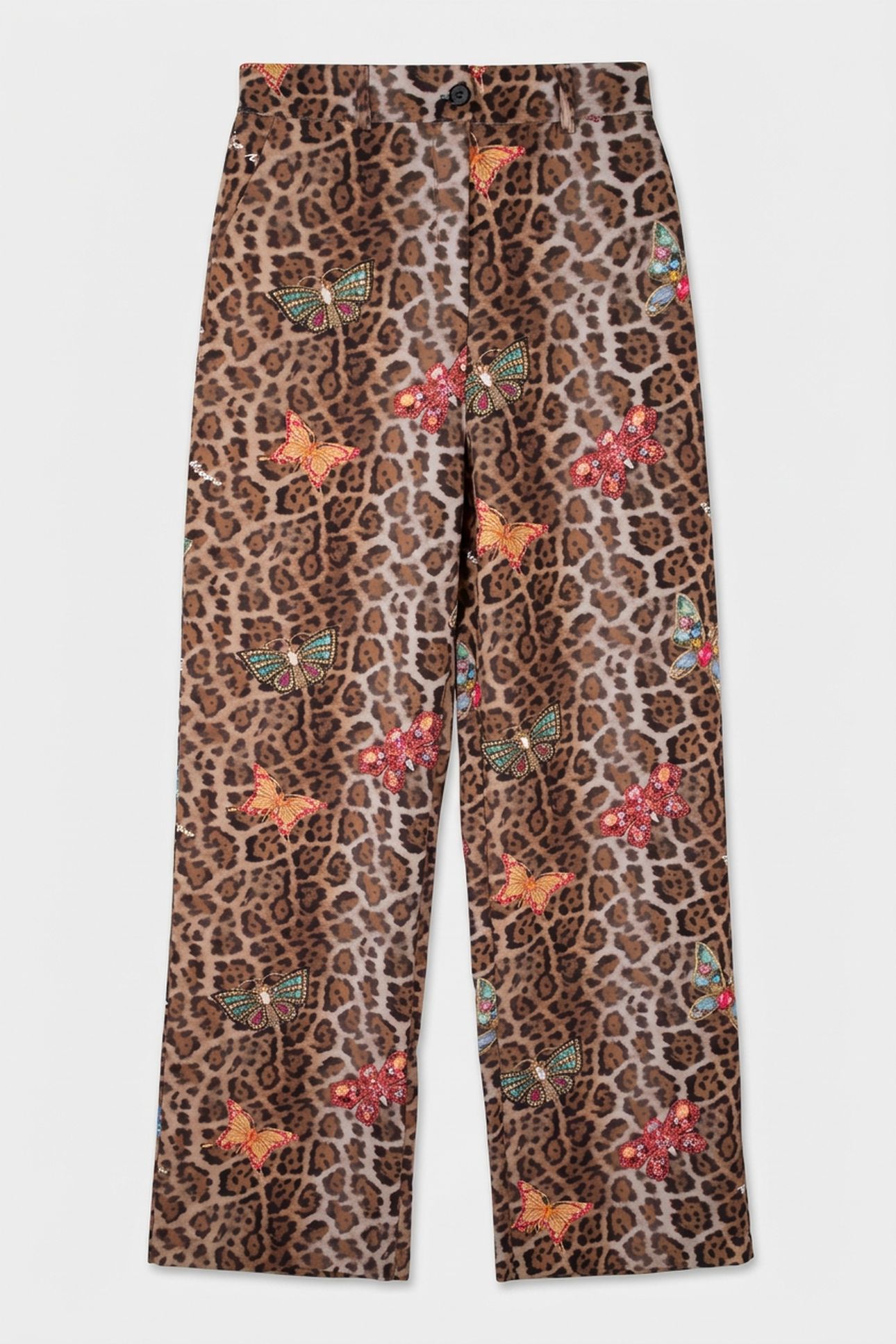PANTS MOON PANTER WITH BUTTERFLIES CAMEL 4