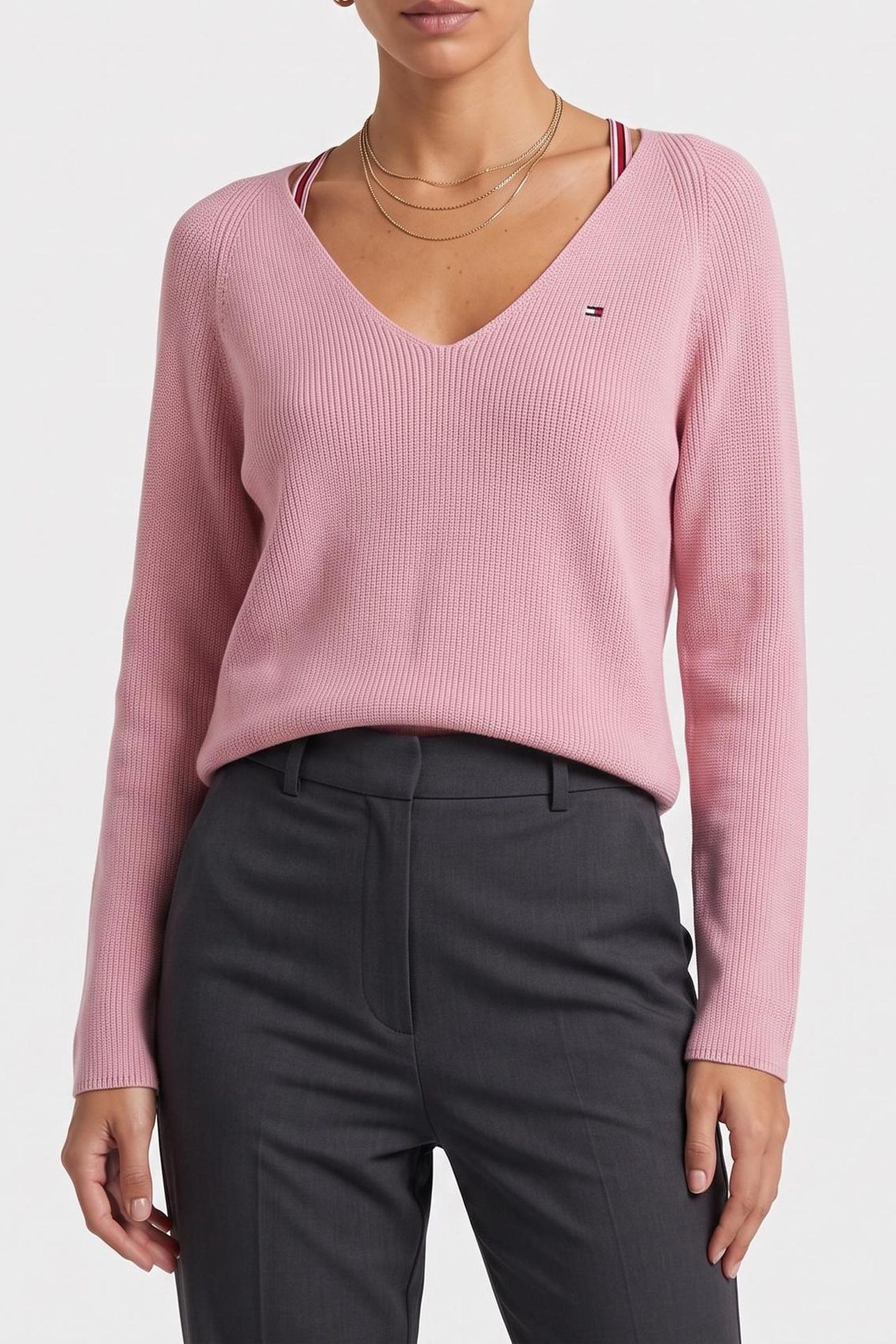 CO CARDI FINE GG LS BONITA PINK 1