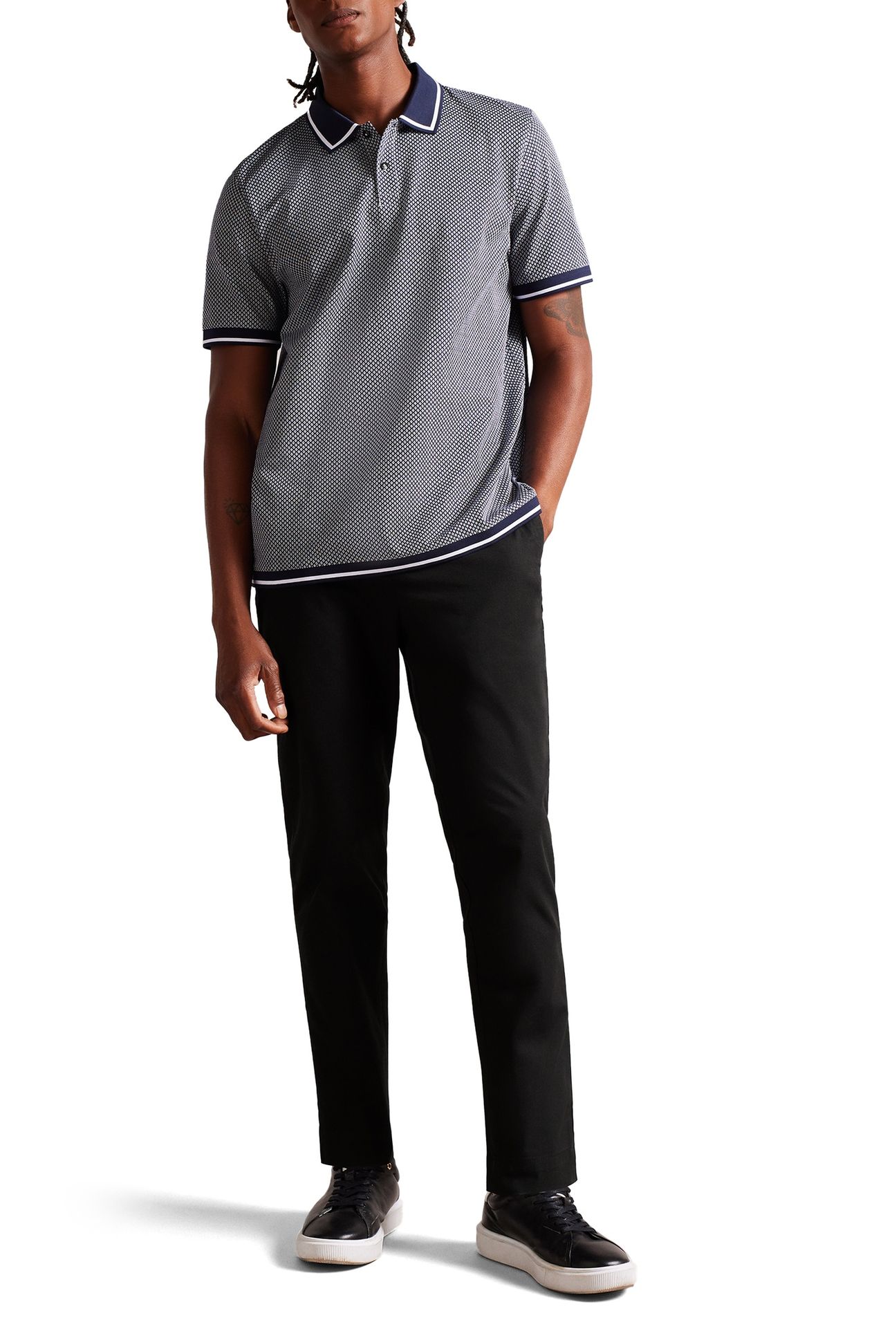 GENBEE REGULAR FIT CHINO BLACK 4