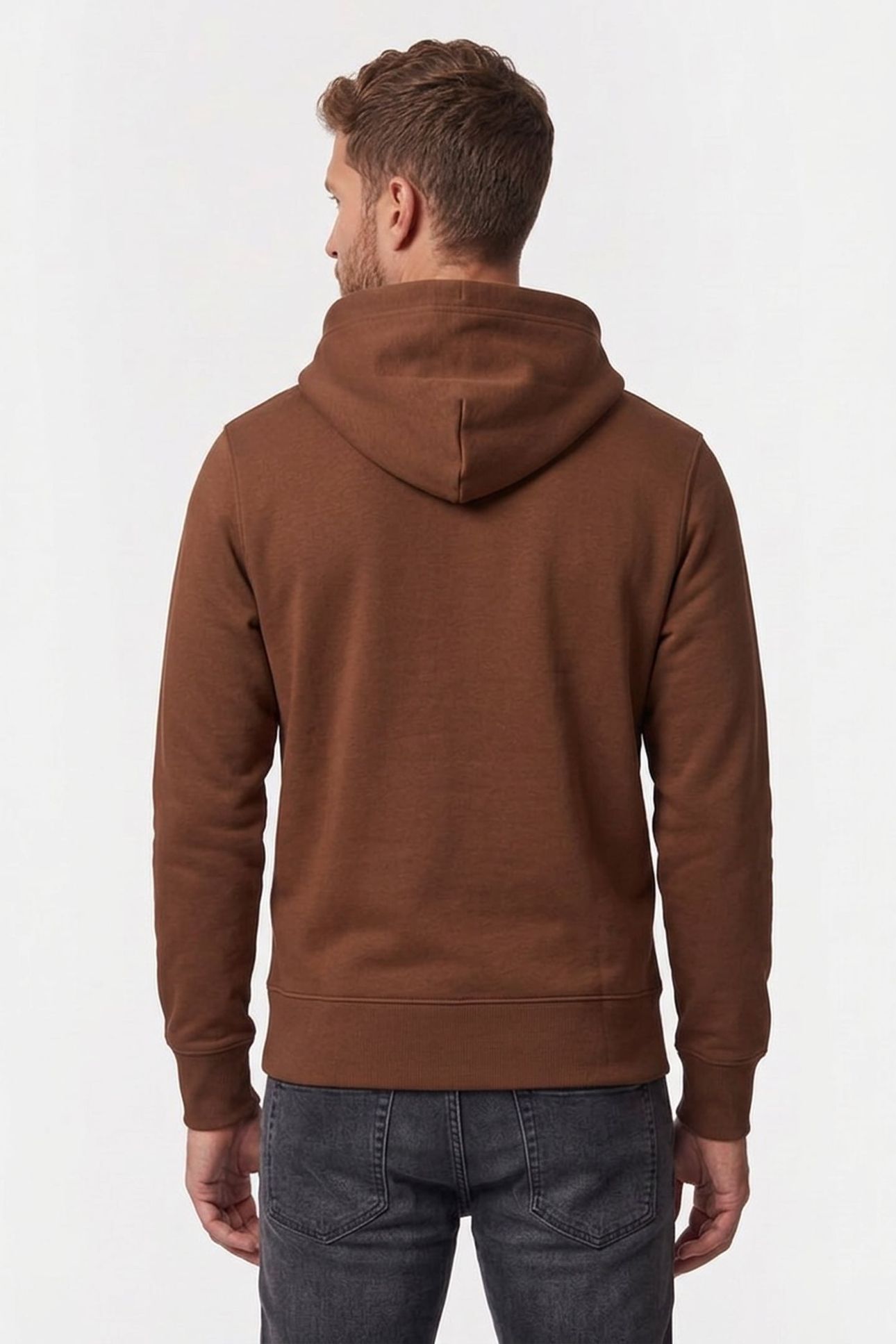 GRAPHIC HOODIE MAHOGANY BROWN 2