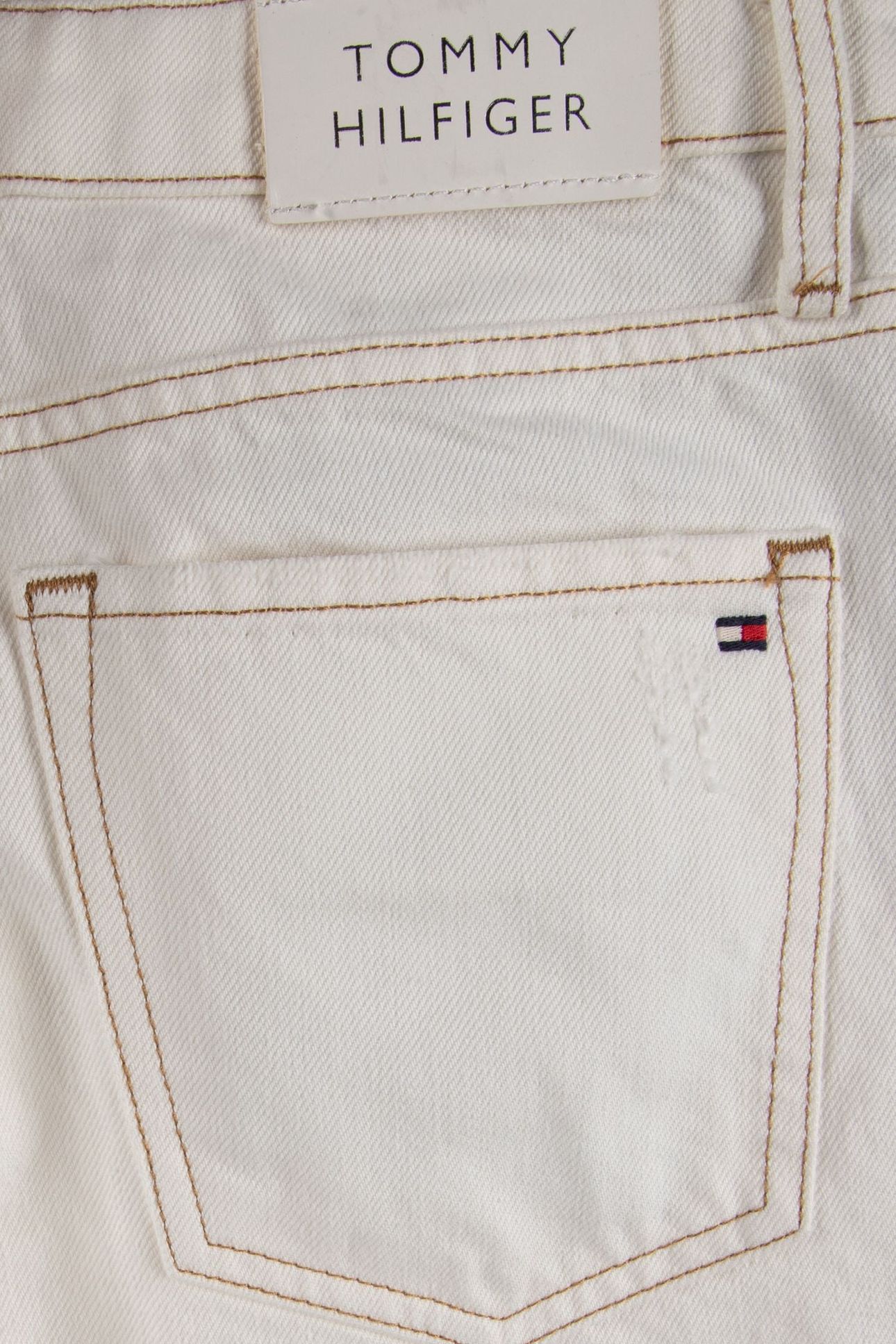 GRAMERCY TAPERED HIGH WAISTED WORN ECRU 5
