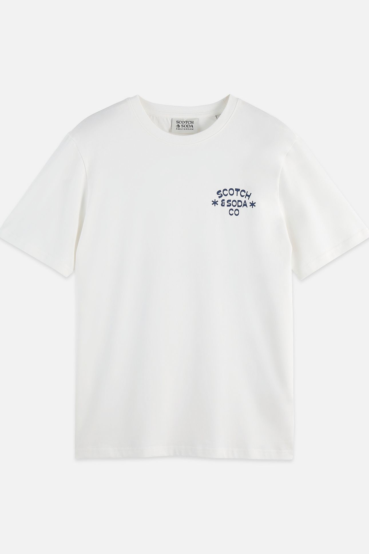 CHEST ARTWORK REGULAR-FIT T-SHIRT WHITE/PASTEL 1