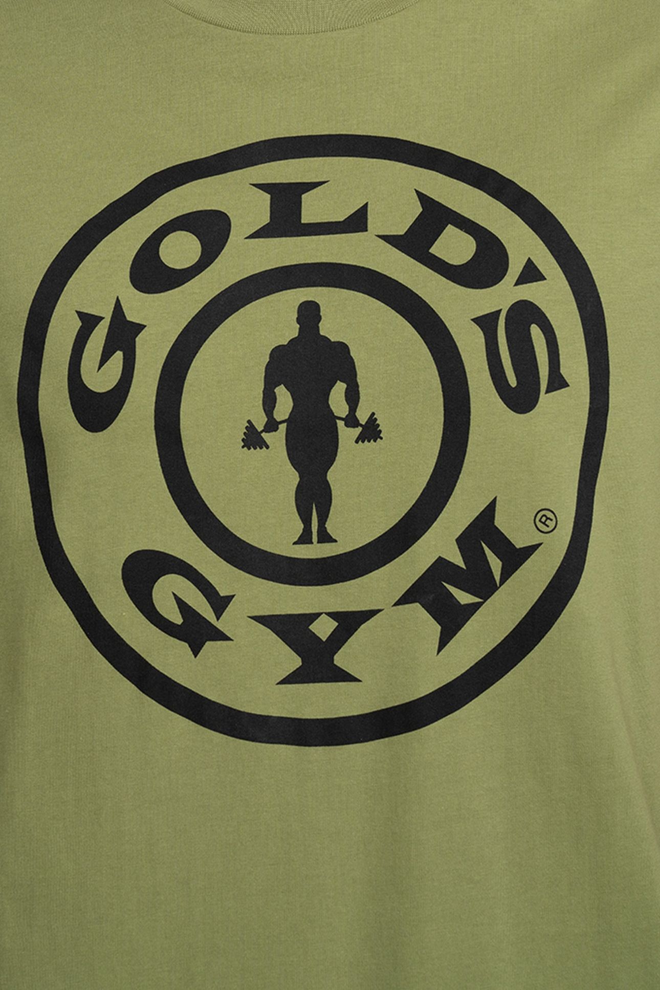 WEIGHT PLATE CREW NECK TEE OLIVE 4