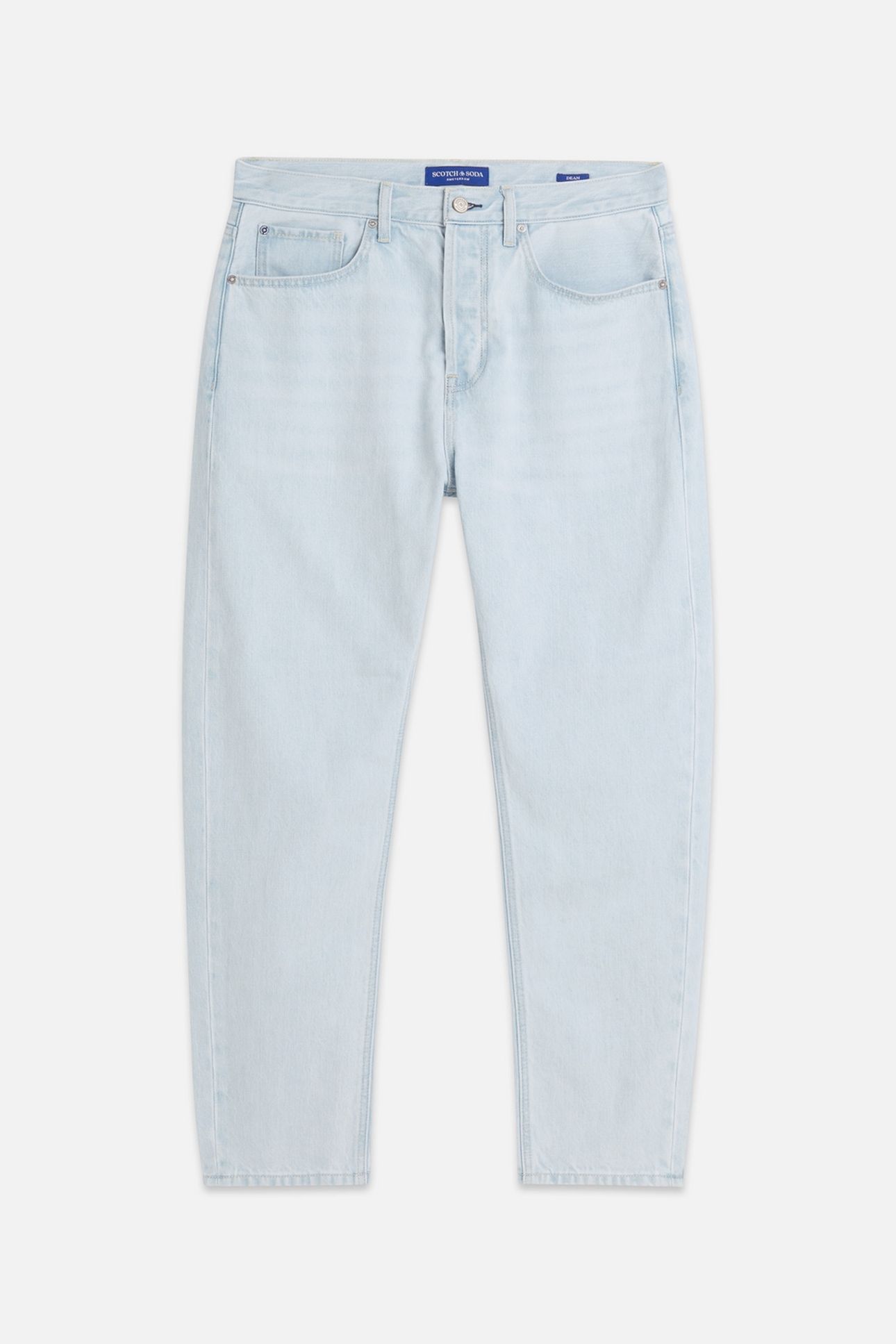 DEAN LOOSE TAPEREDFIT JEANS MEDIUM BLUE 1