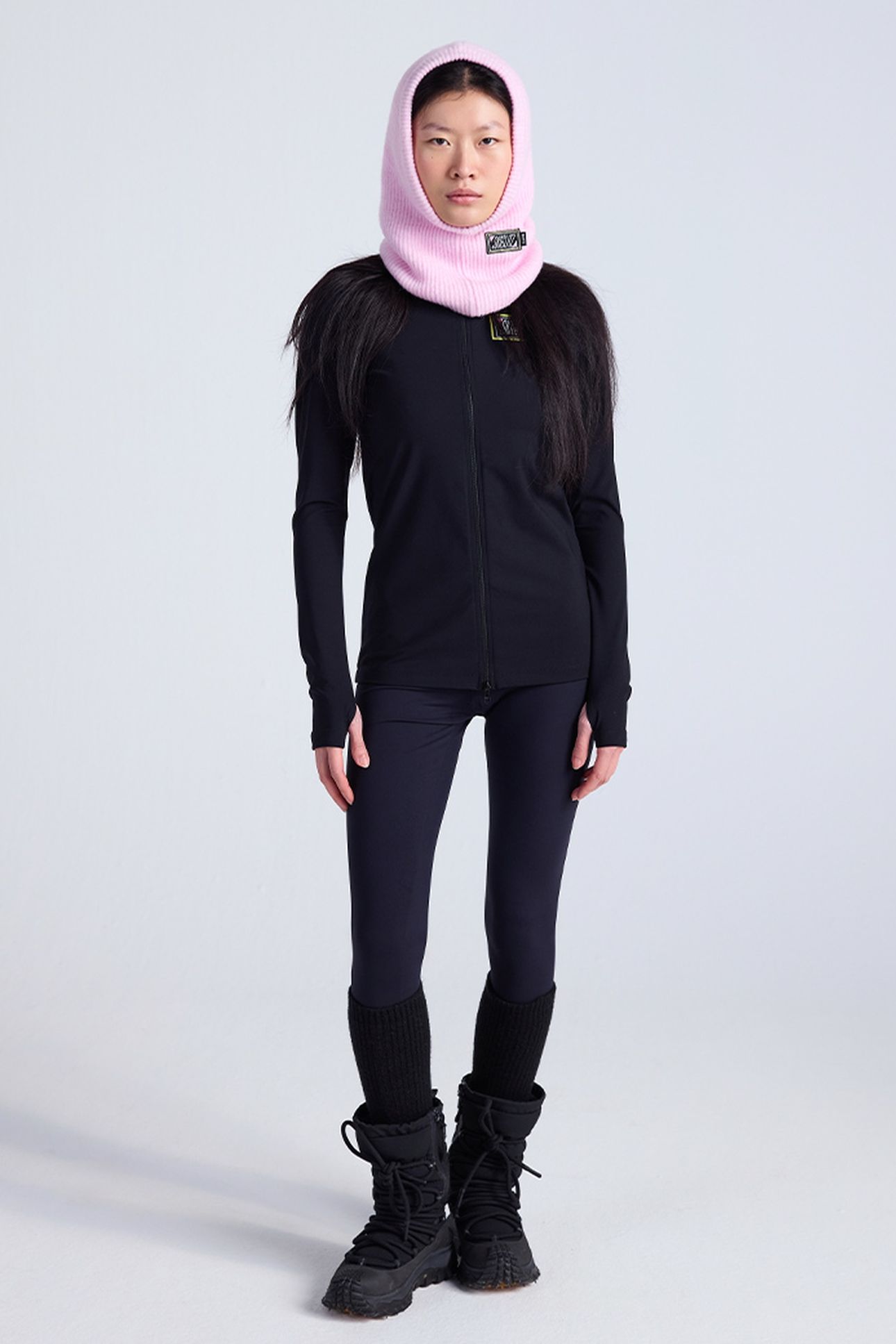 BENITA FULL ZIP PULLI BLACK 1