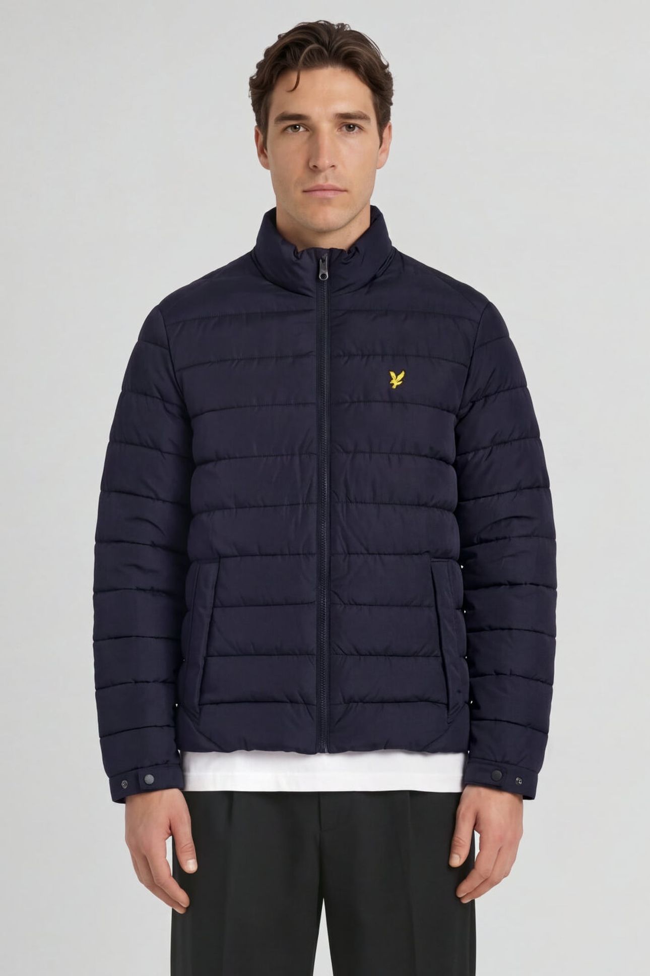 QUILTED PUFFER JACKET BLUE NIGHT 1