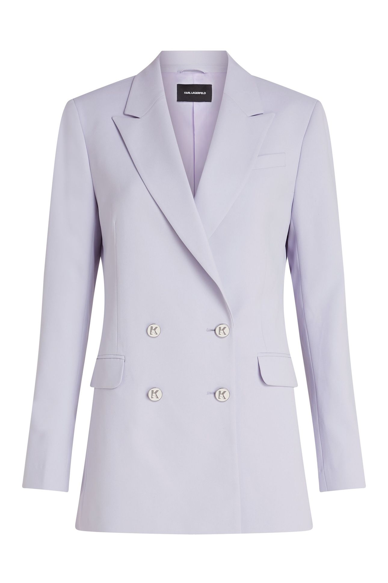 DOUBLE-BREASTED TAILORED BLAZER SWEET LAVENDER 1