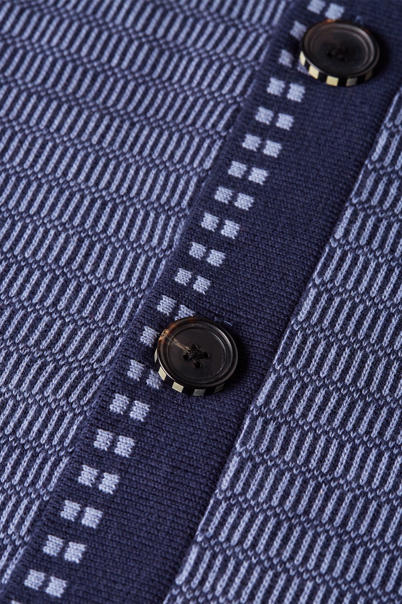 POLO DROPPED SHOULDER CARDIGAN NAVY 3