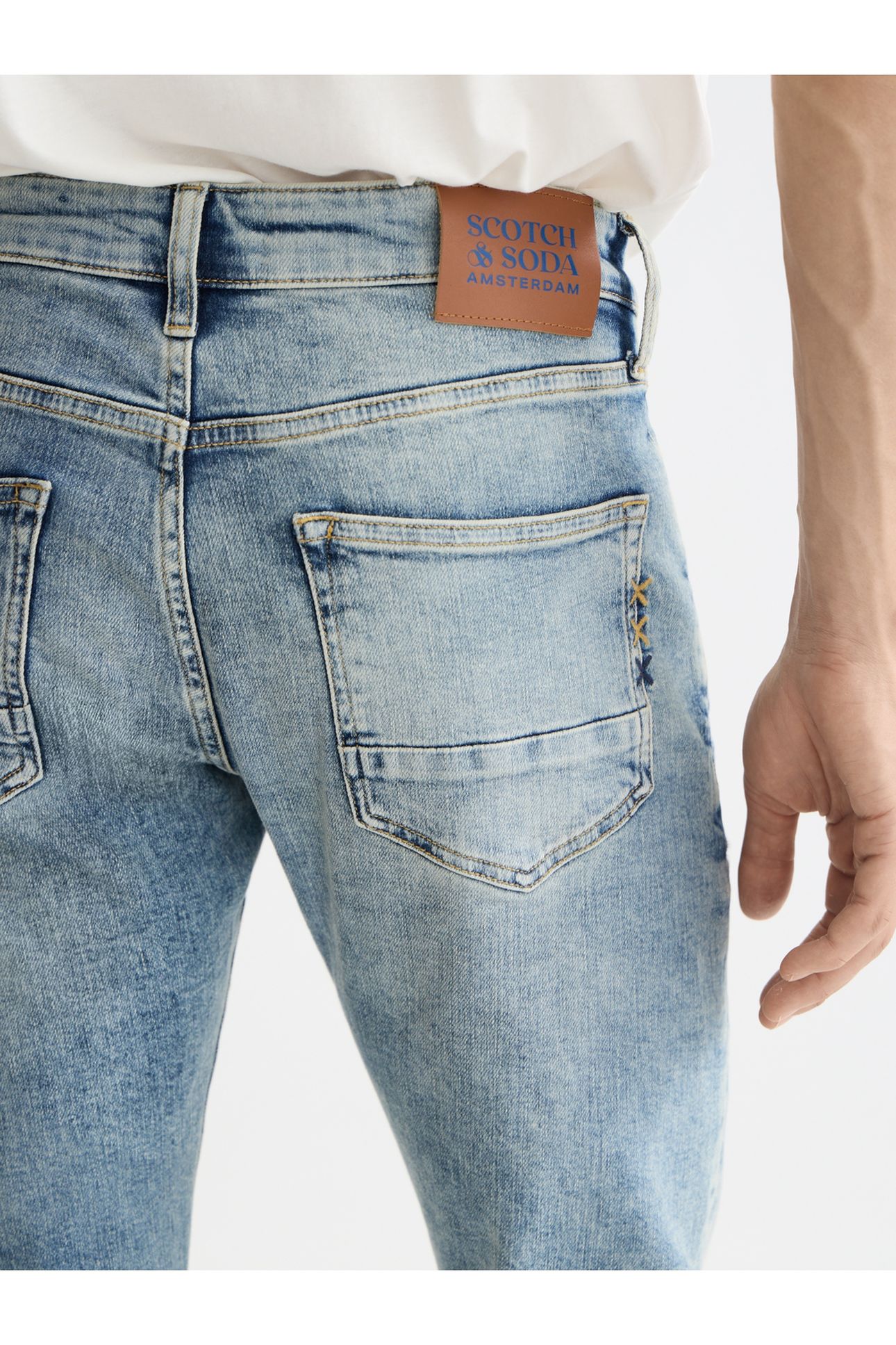 RALSTON REGULAR SLIM-FIT JEANS NAVY 5