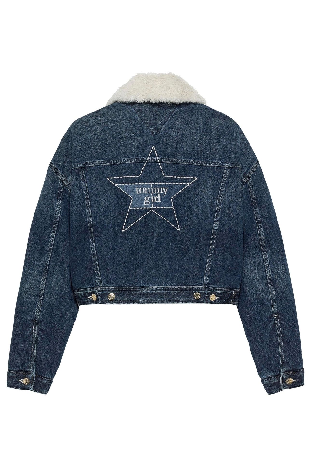 TG PADDED TRUCKER JACKET TINTED DENIM 3