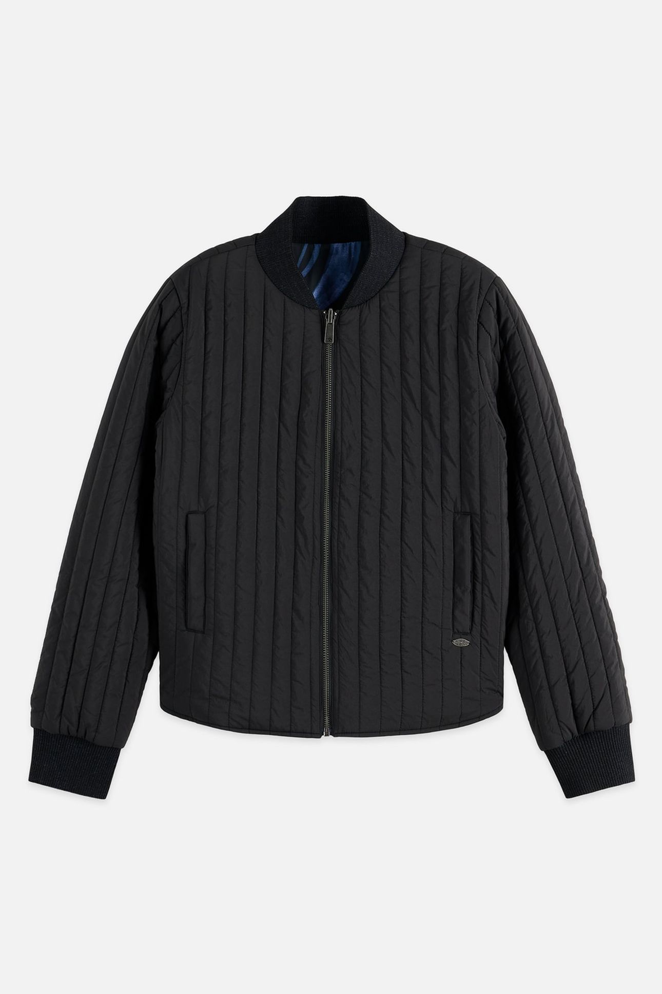QUILTED REVERSIBLE BOMBER JACKET METEORITE 4