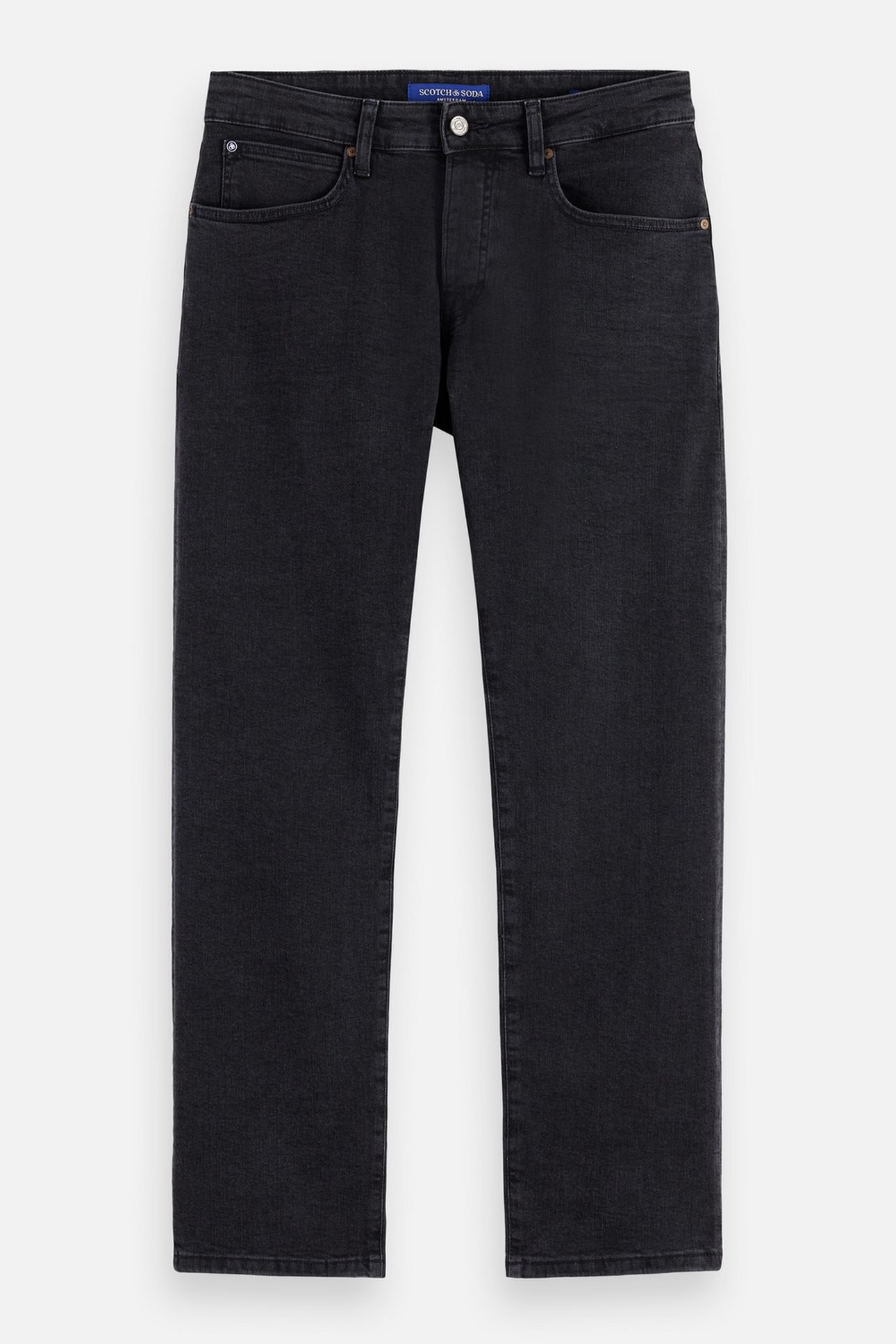 THE ZEE STRAIGHT-FIT JEANS DARK GREY 4