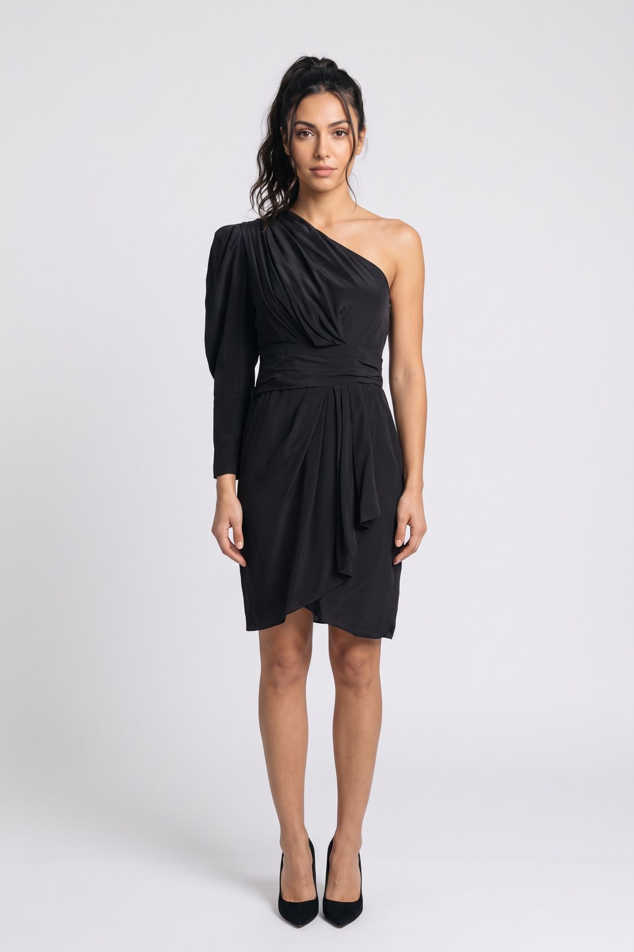 GIULLIA DRESS BLACK 1