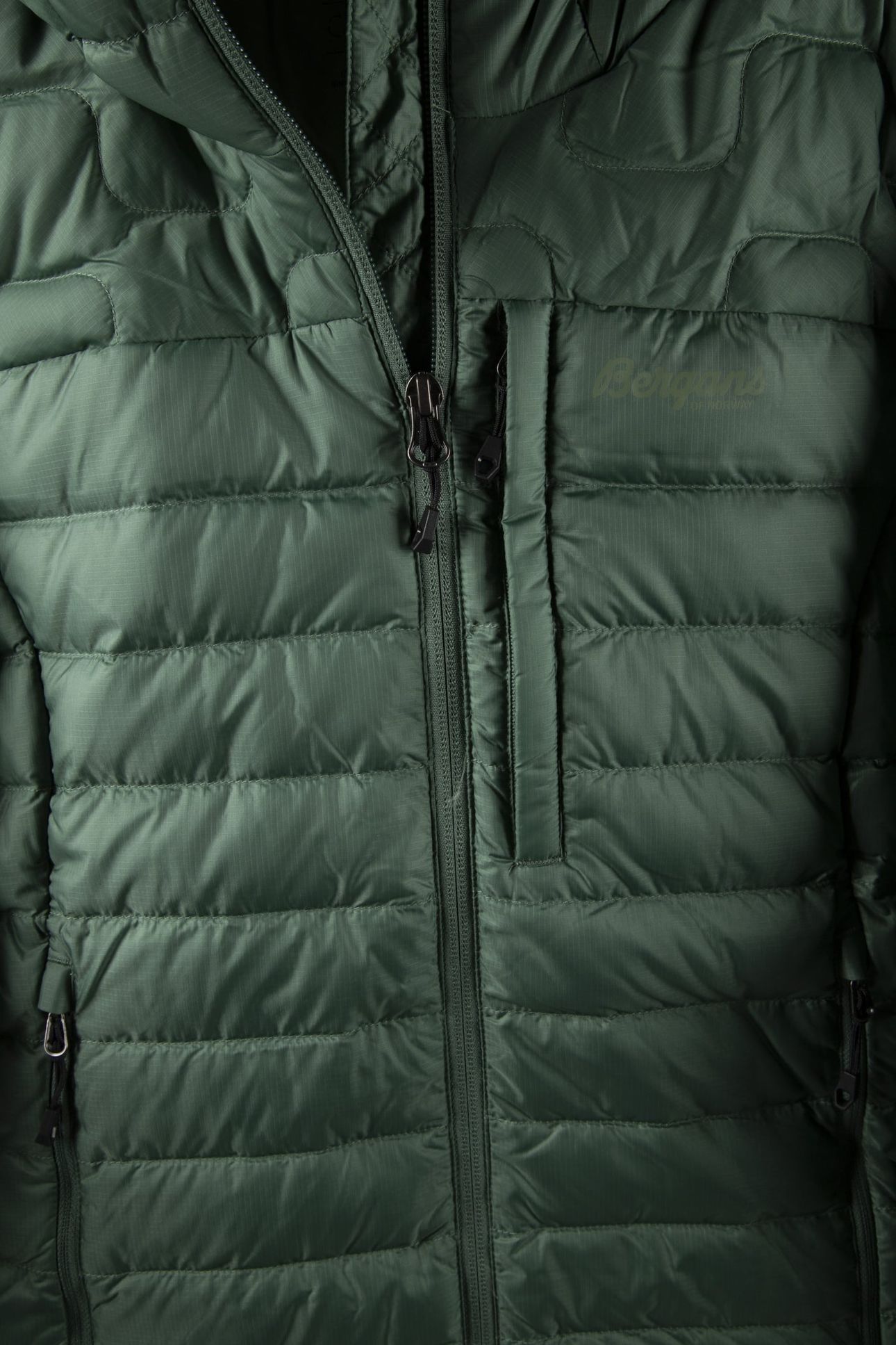 MAGMA LIGHT DOWN JACKET W/HOOD DARK JADE GREEN 4