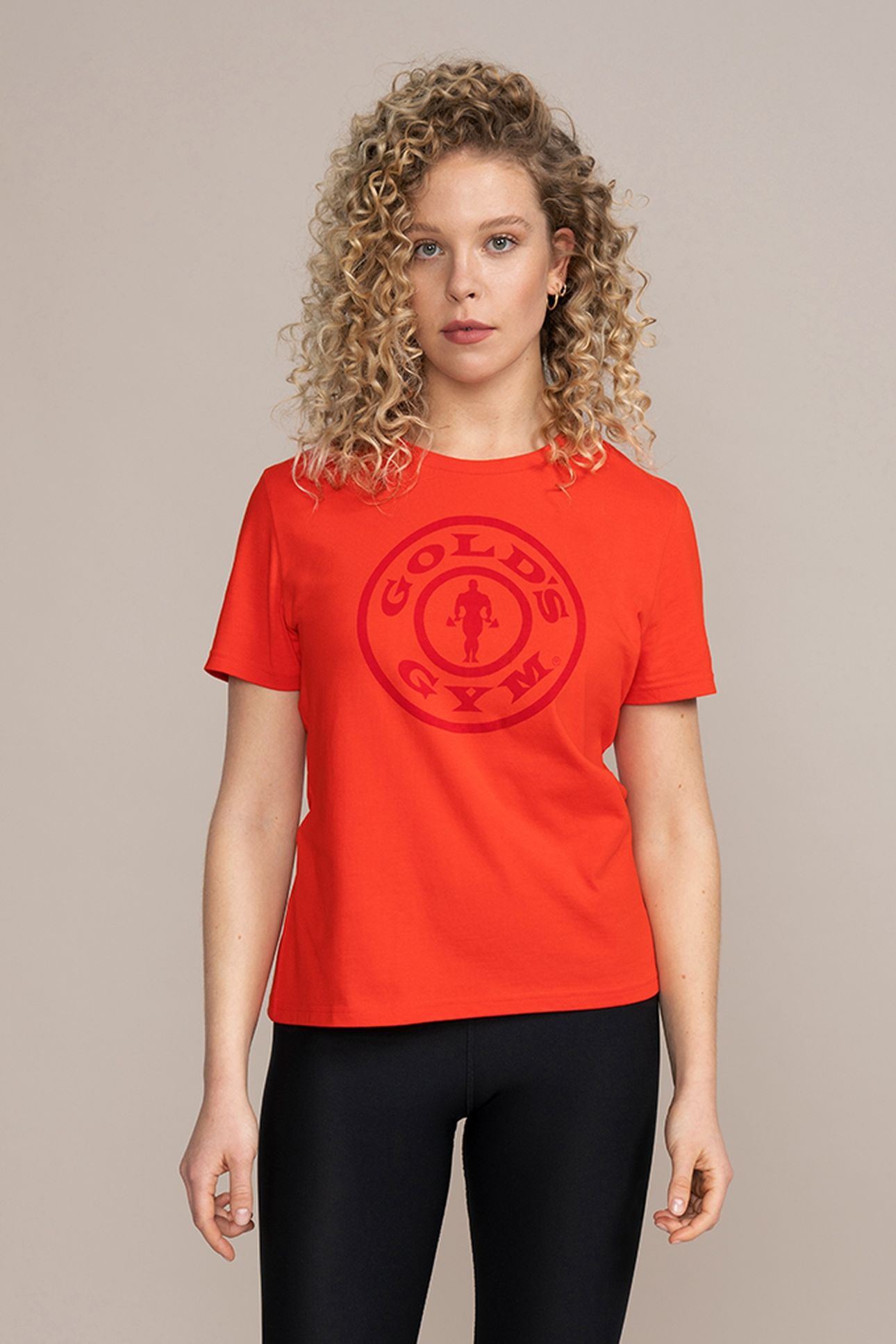 WEIGHT PLATE WOMEN'S RELAXED TEE RED 2