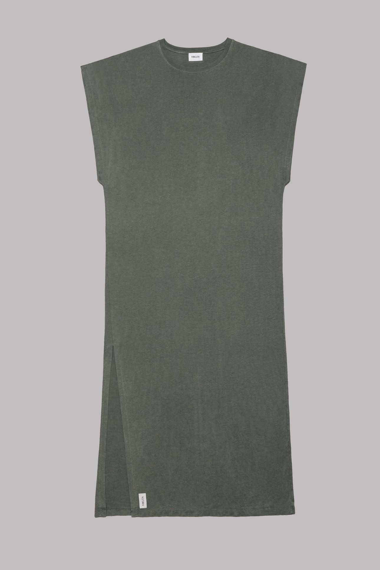 THE OLIVE LONG BATWING DRESS 3