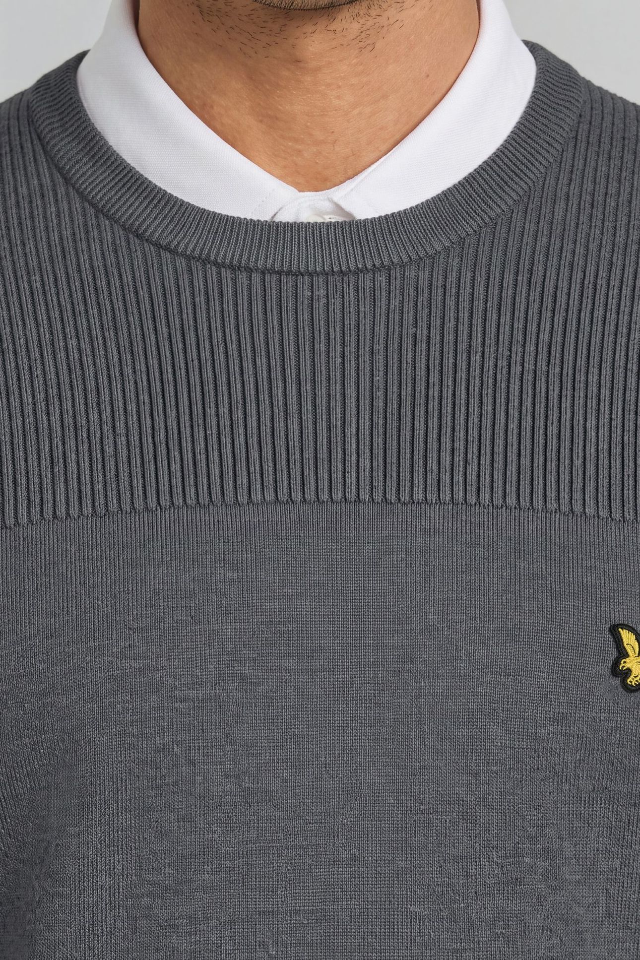 GOLF 1874 CREW NECK PULLOVER CARBON GREY 9
