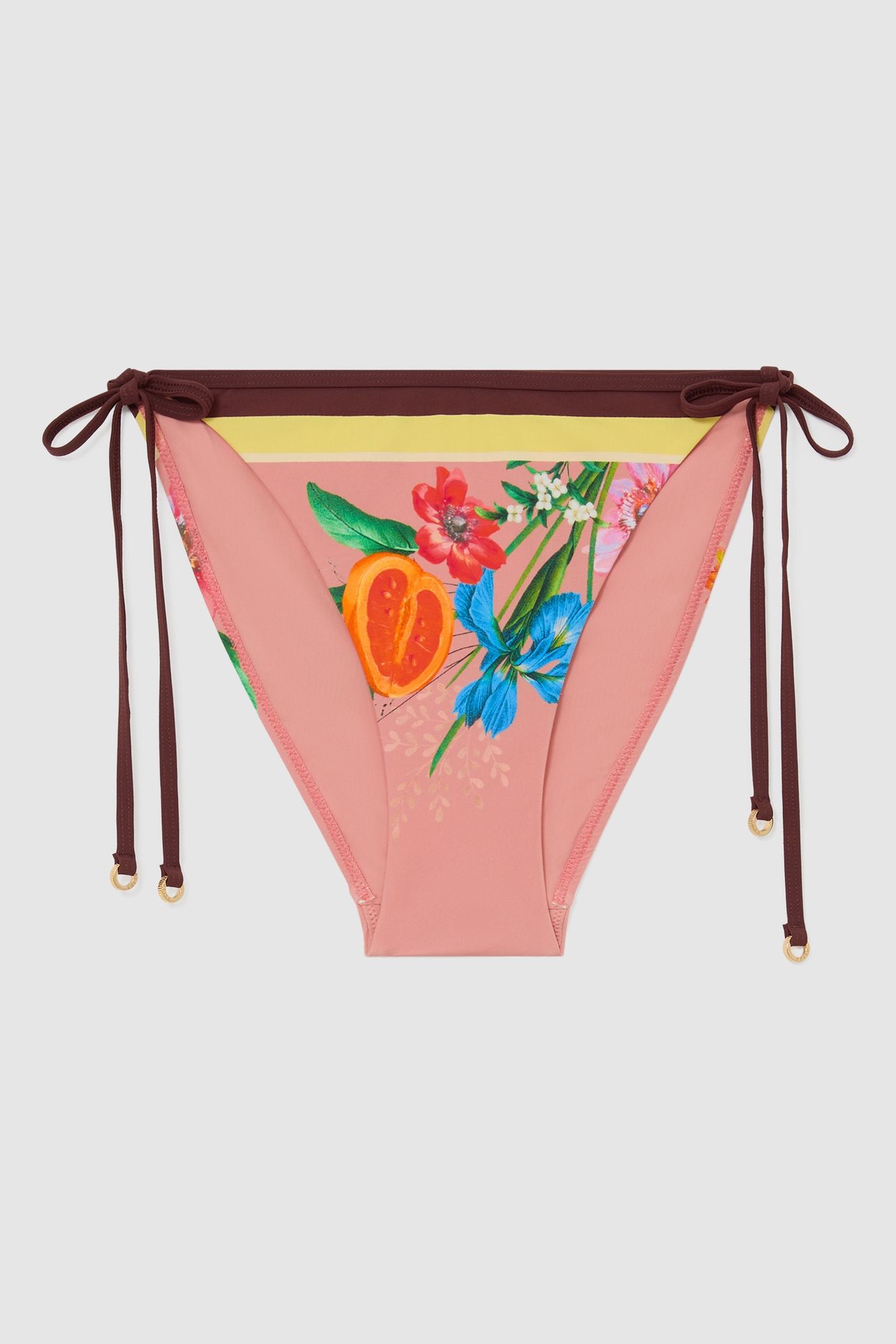 PRINTED BIKINI BOTTOM PINK 4