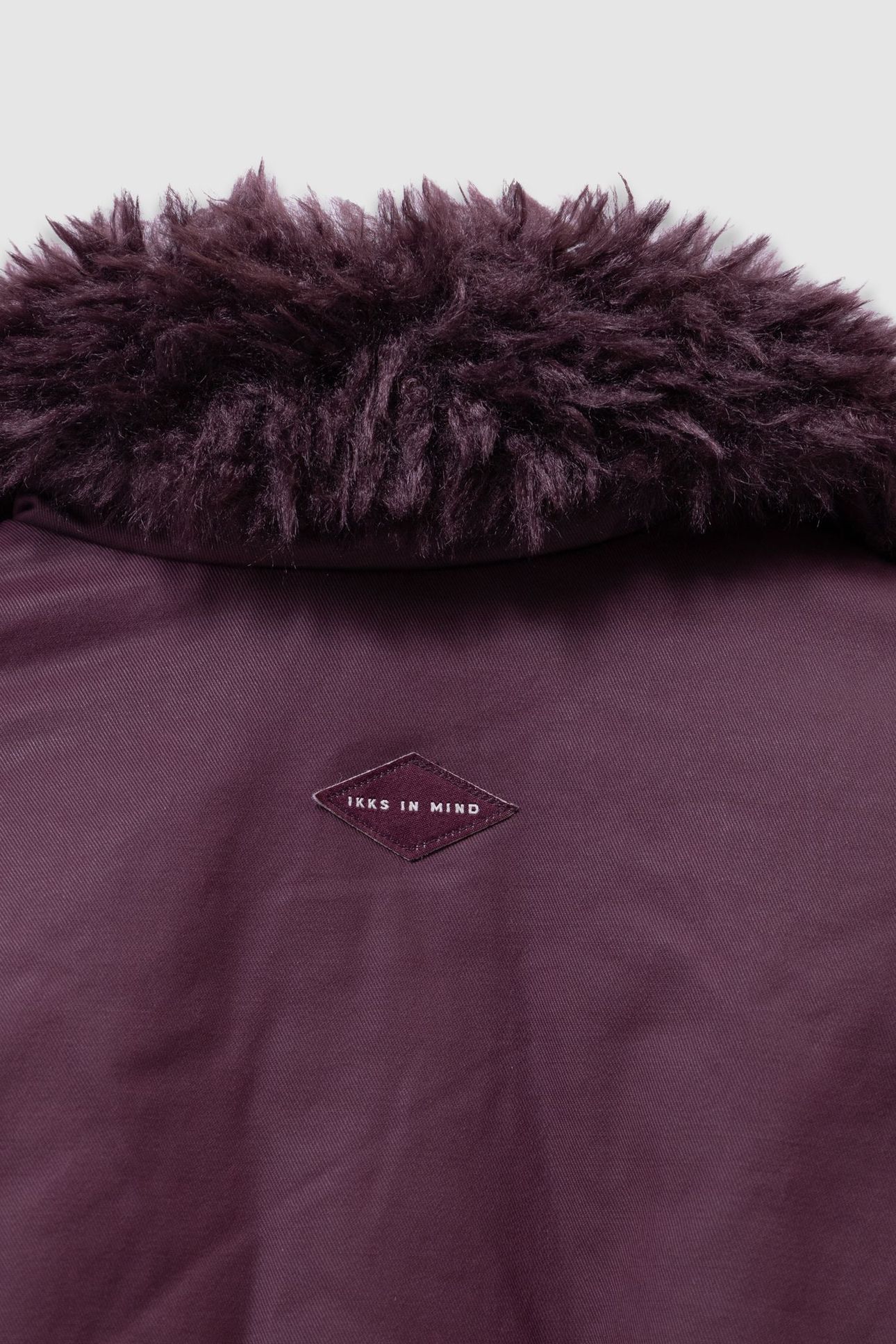 GIRLS’ BURGUNDY JACKET WITH DETACHABLE FUR-LINED COLLAR 8