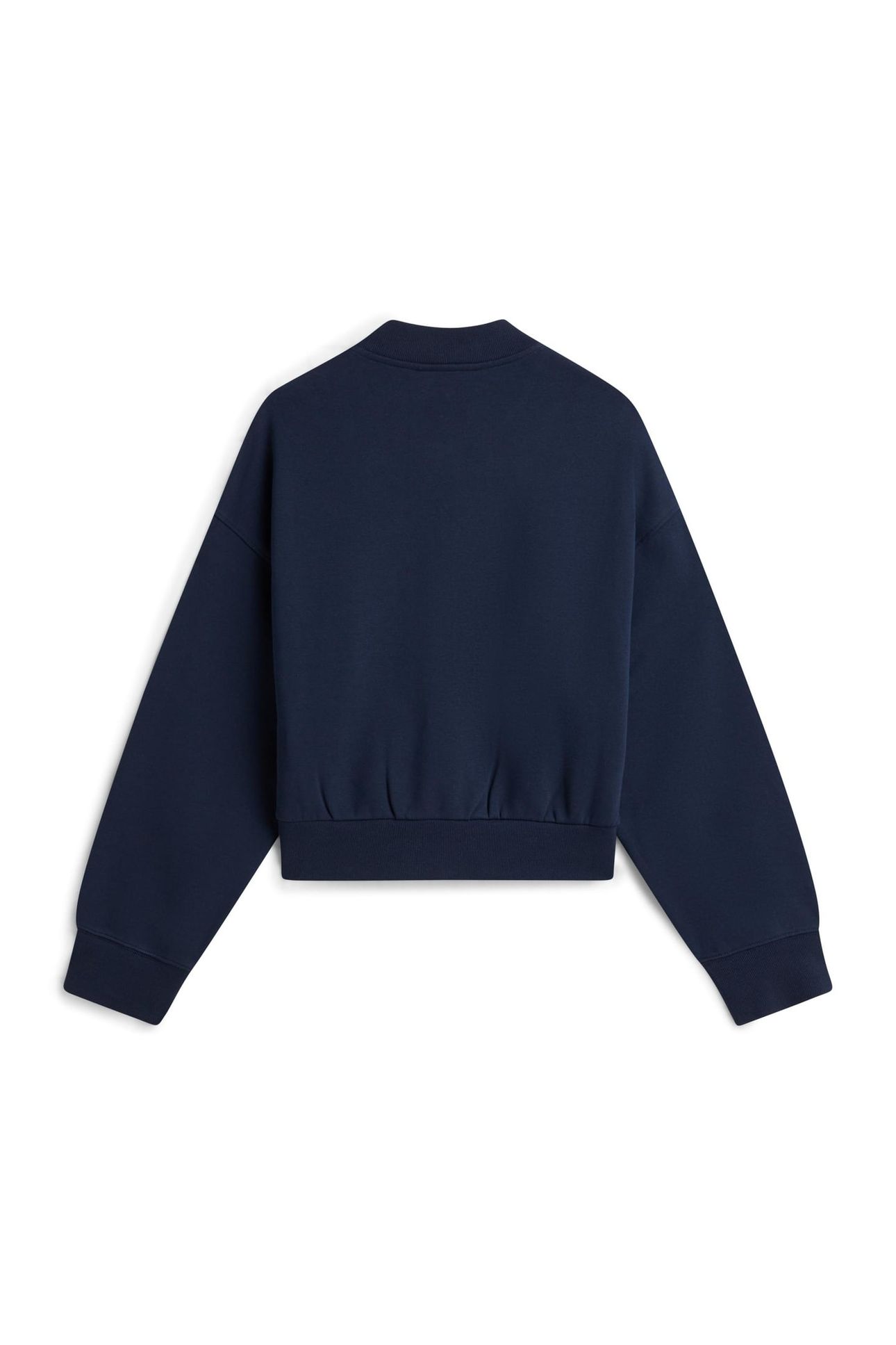 VARSITY FLEECE BOMBER DARK NIGHT NAVY 5