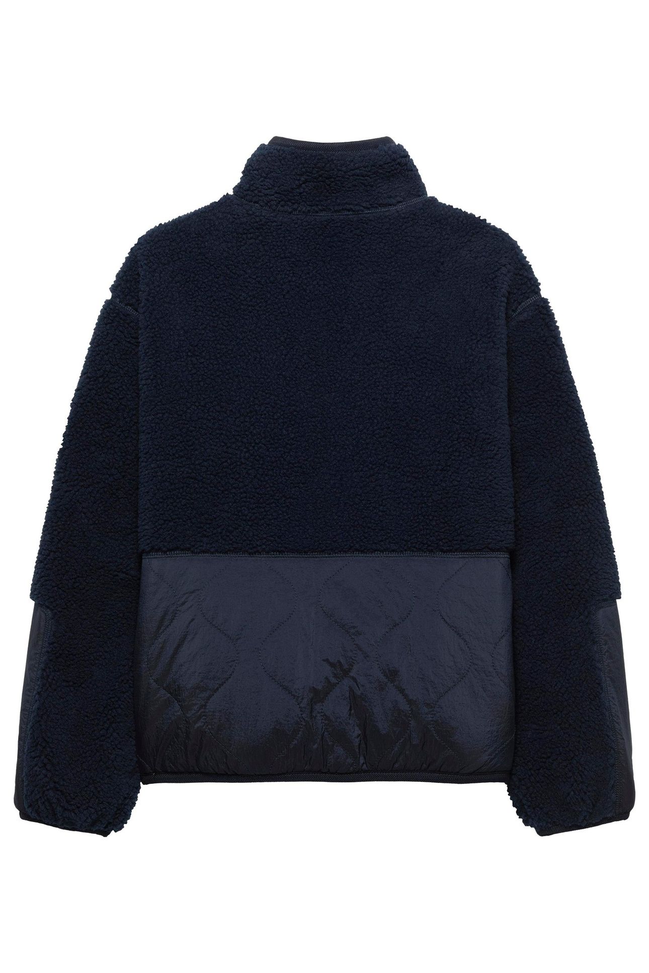 BOYS TEDDY QUILTED BOMBER DARK NIGHT NAVY 4