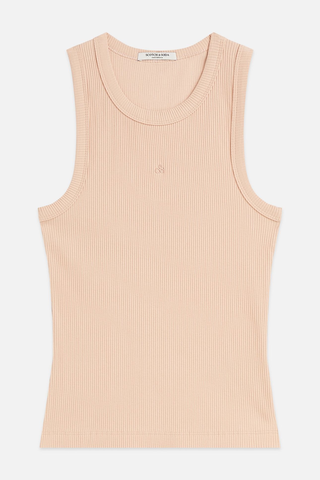 RIB RACER TANK ROSE DUST 4