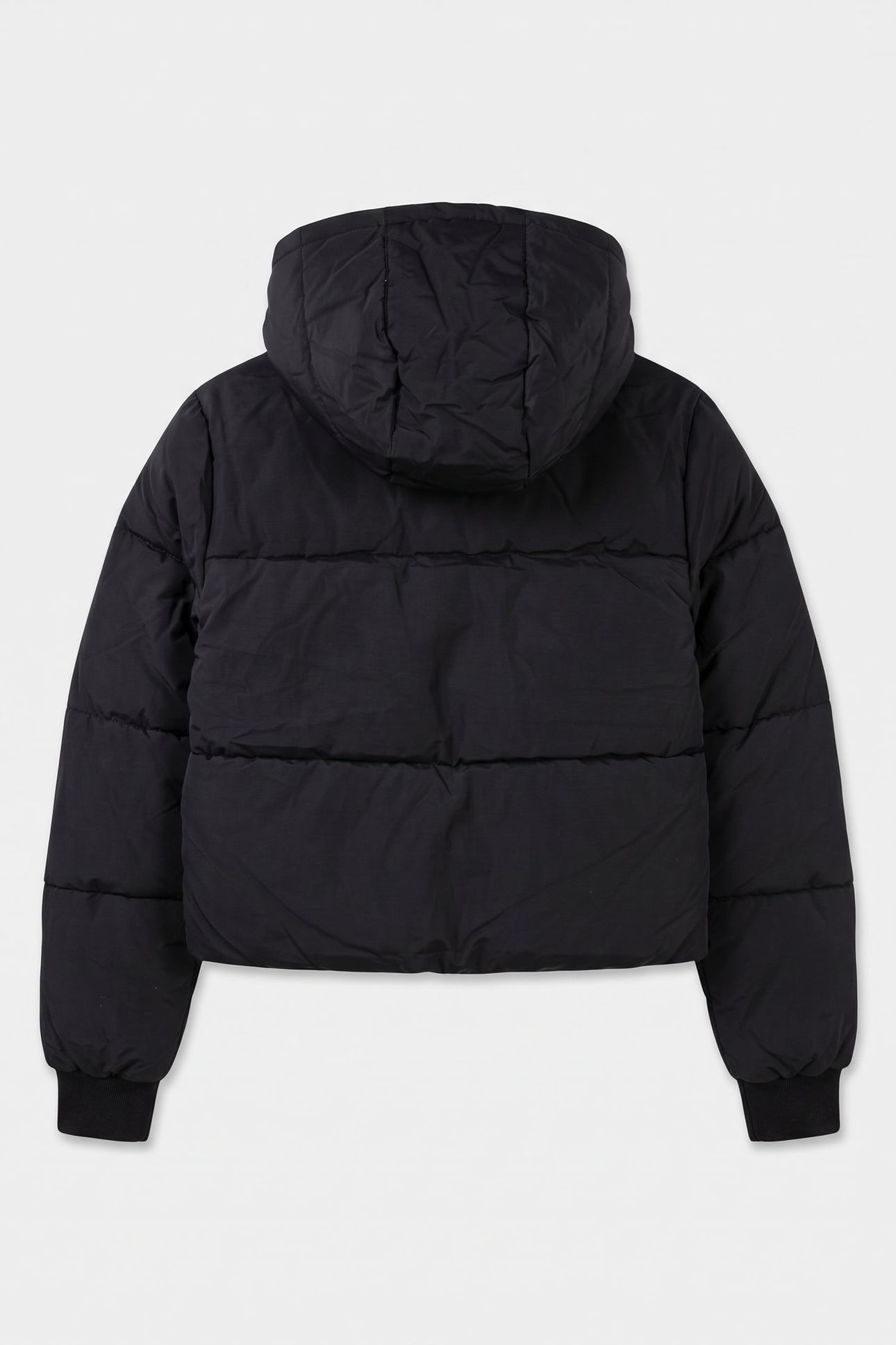 GRADE GIRLS WIDE BAFFLE PUFFER COAT BLACK 3