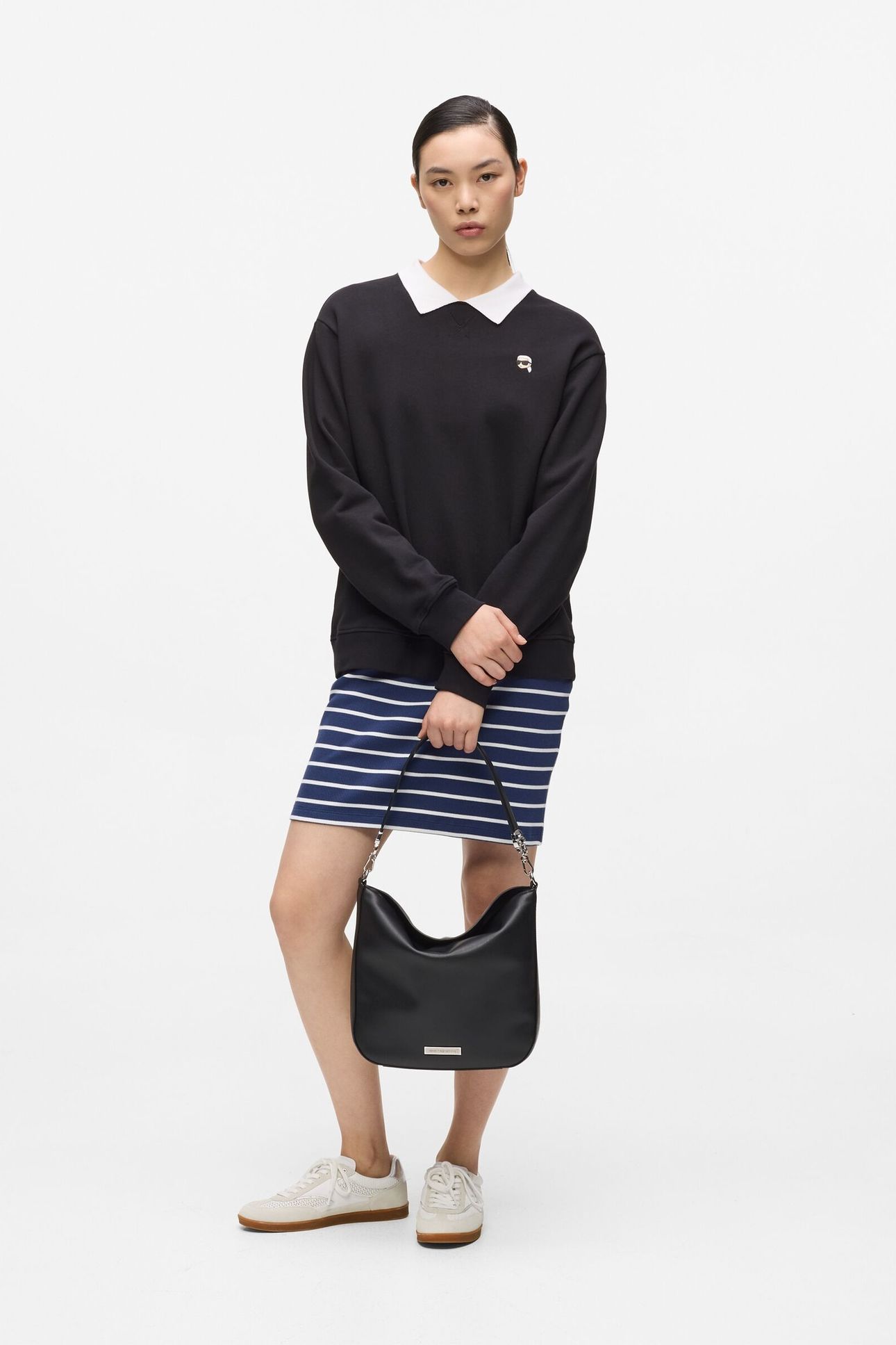 IKON SMOOTH OUTLINE HOBO BLACK 1