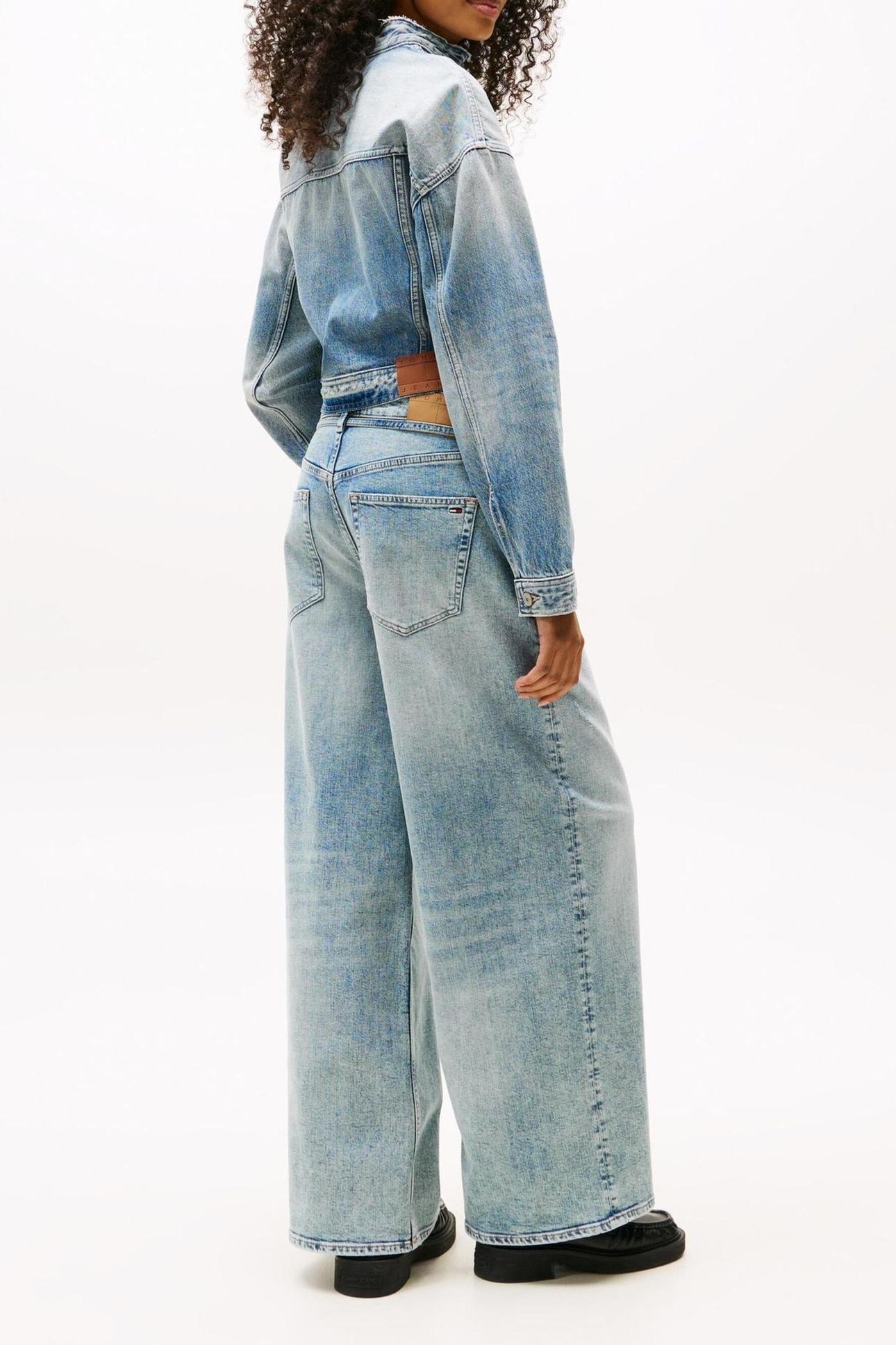 CHARLIE MID RISE LOOSE WIDE BEL DENIM MID LIGHT BLUE 2