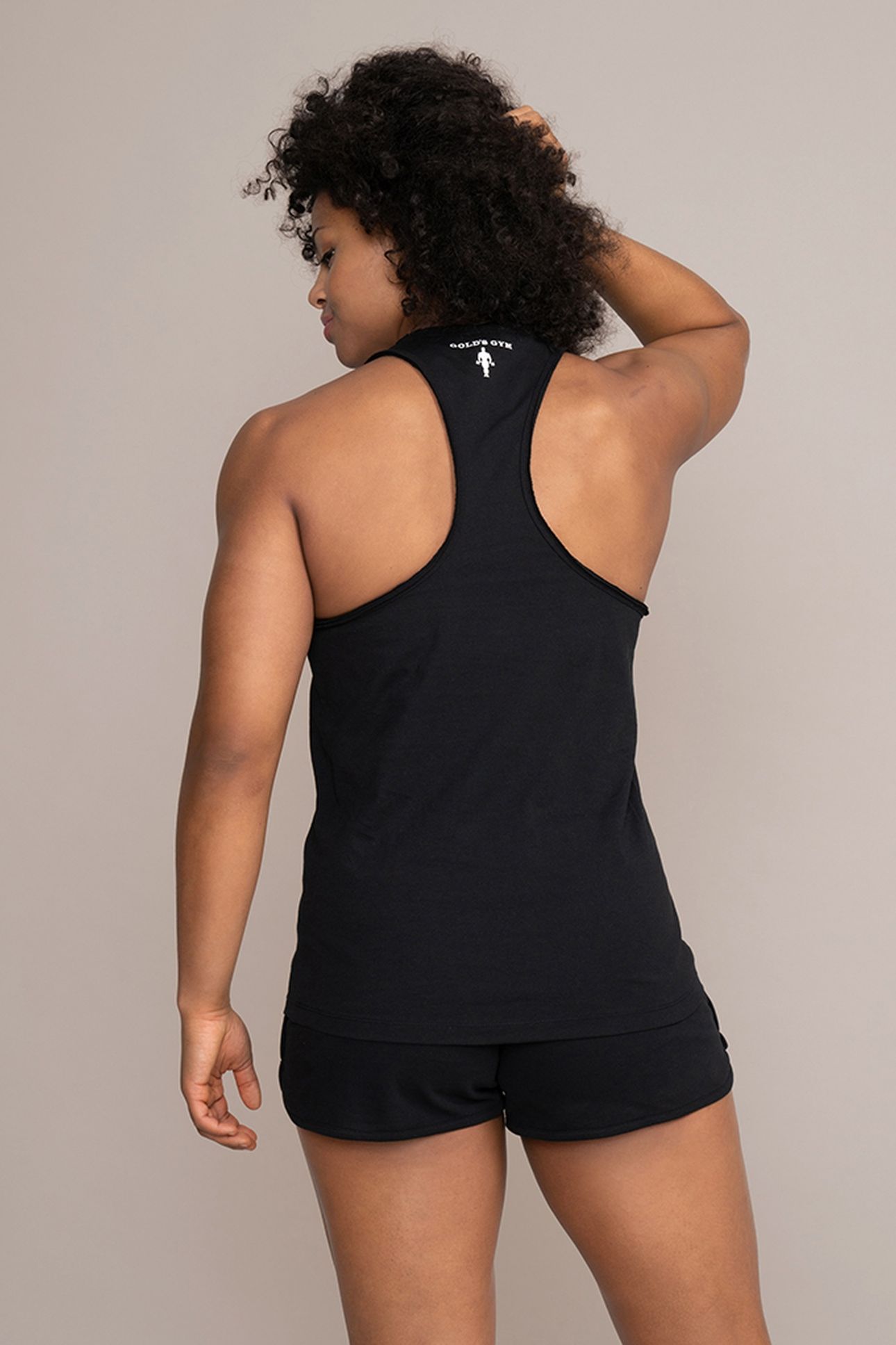 LADIES CLASSIC TANK WEIGHT PLATE BLACK 3