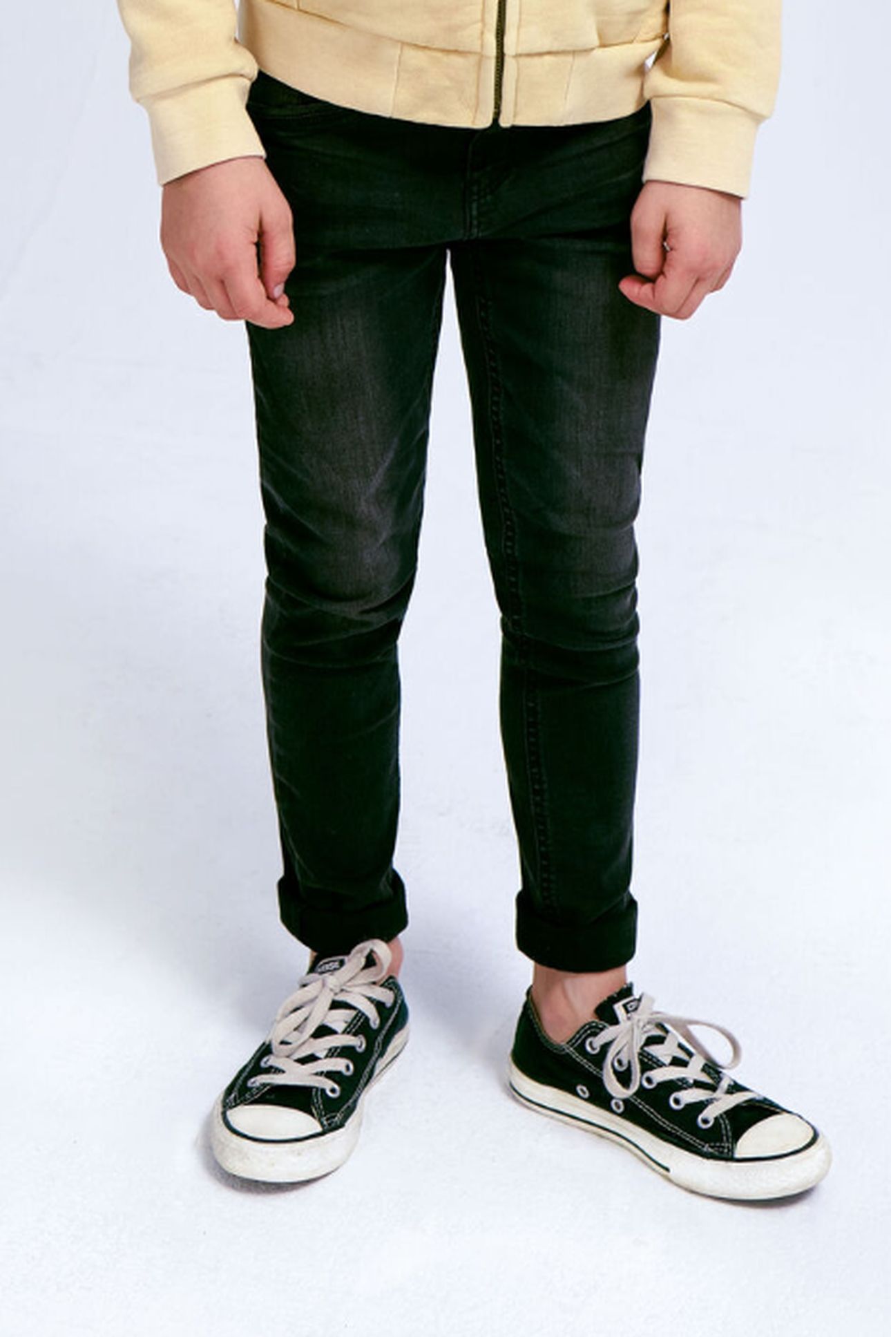 BOYS’ SLIM BLACK TROUSERS 1