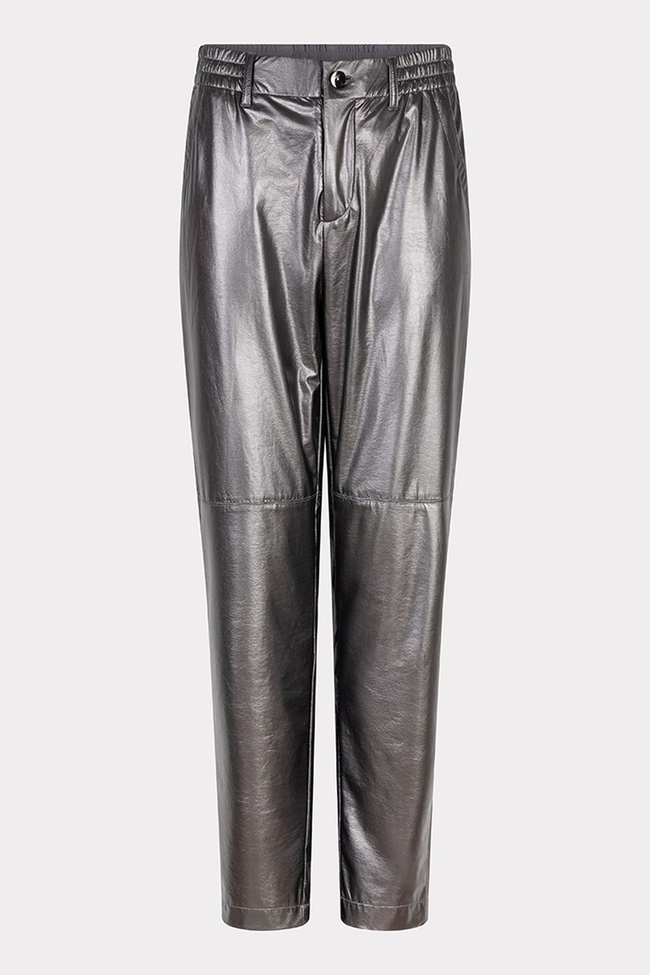 TROUSERS METALLIC PU GREY 2