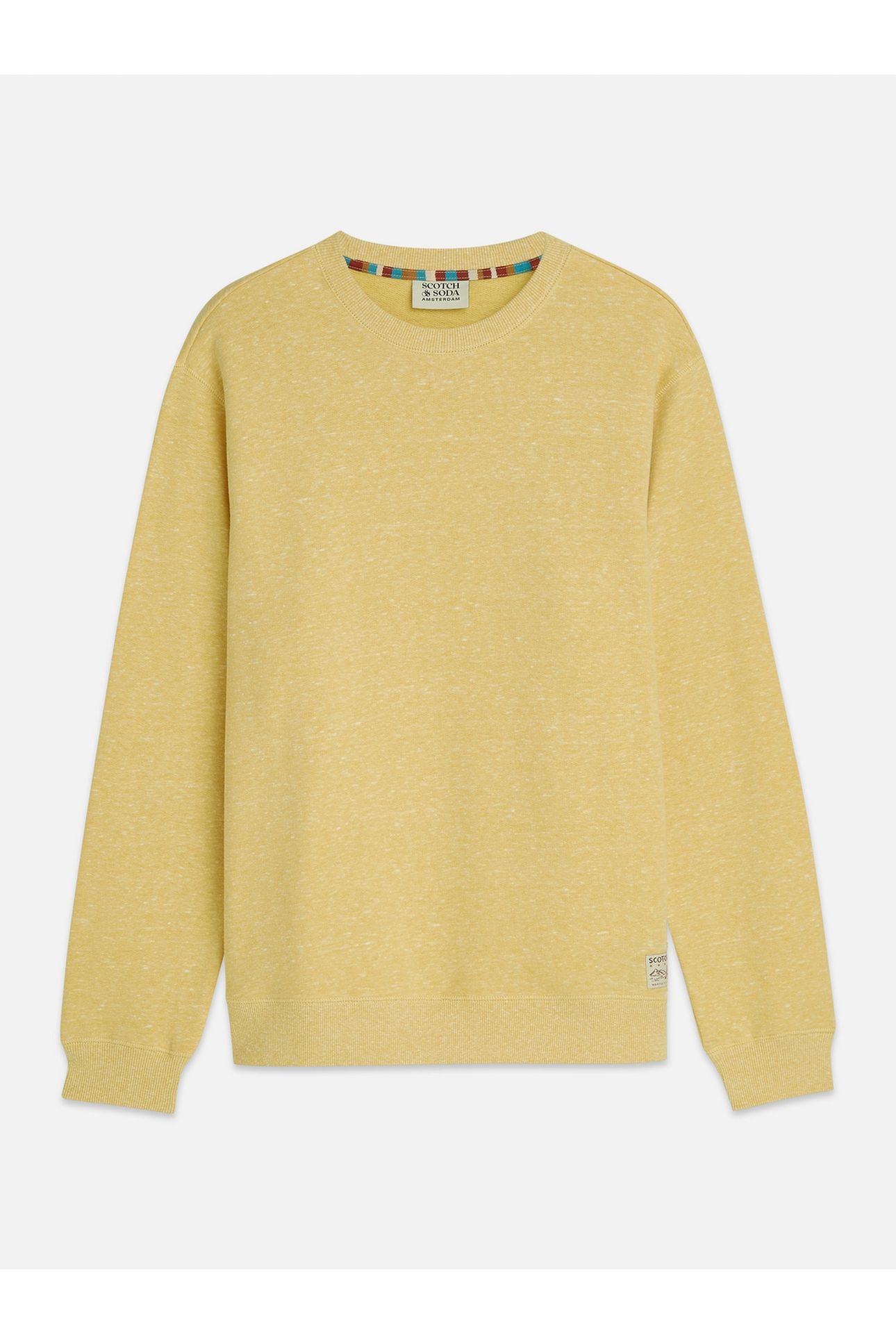 MELANGE REGULARFIT SWEATSHIRT BRIGHT YELLOW 1