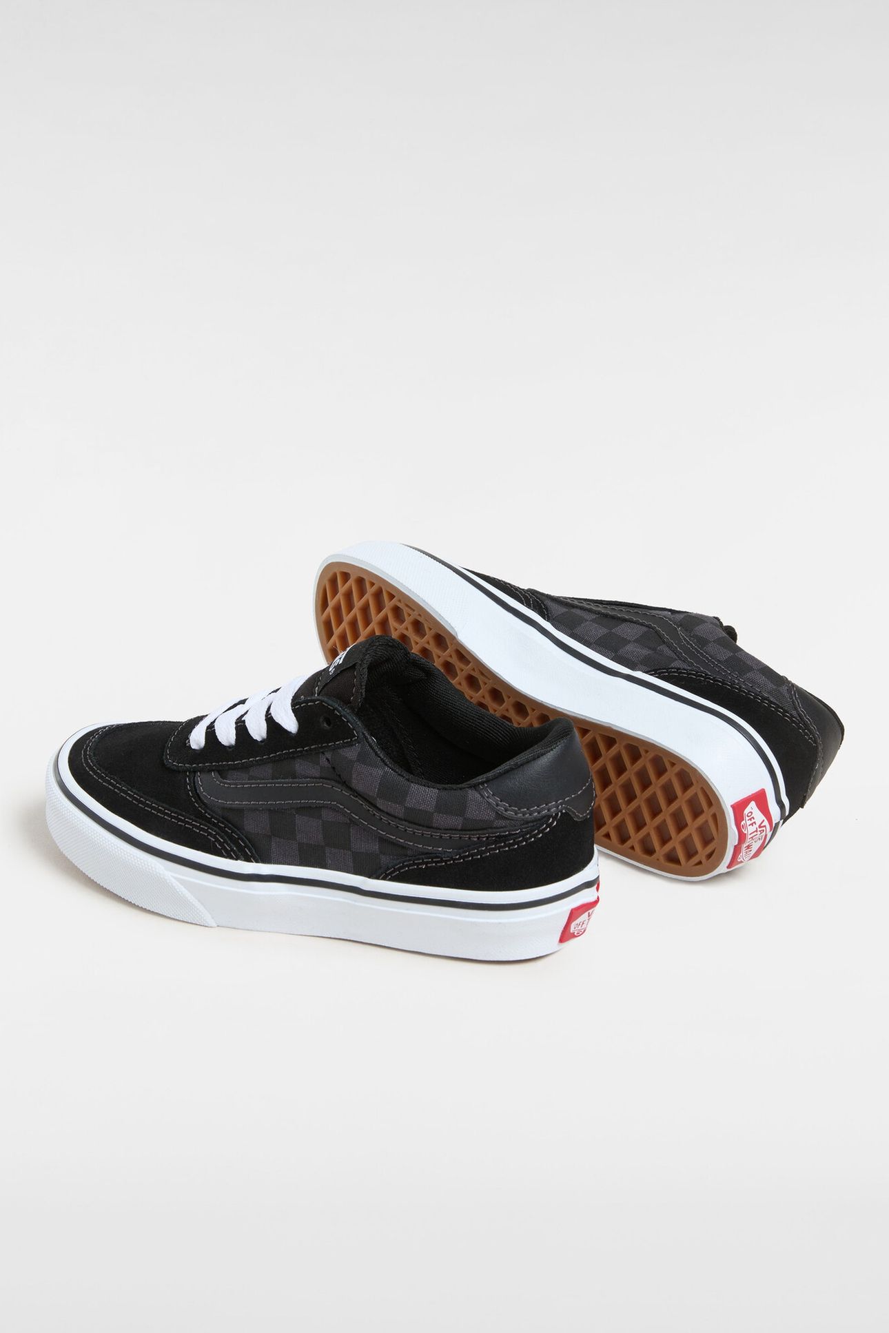 YOUTH BROOKLYN LS CHECKERBOARD BLACK/ASPHALT 6