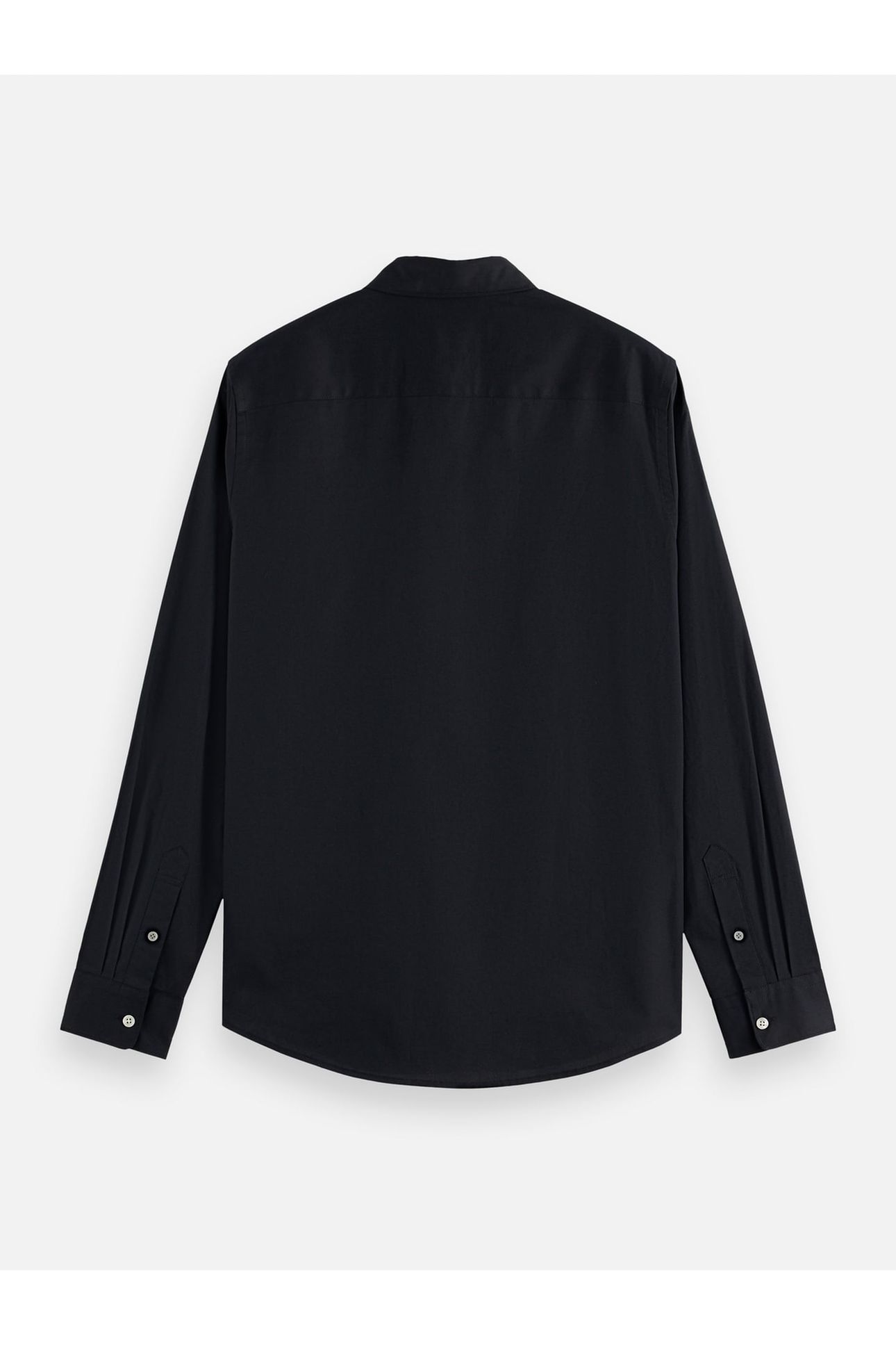 COTTON POPLIN SLIM-FIT SHIRT BLACK 5