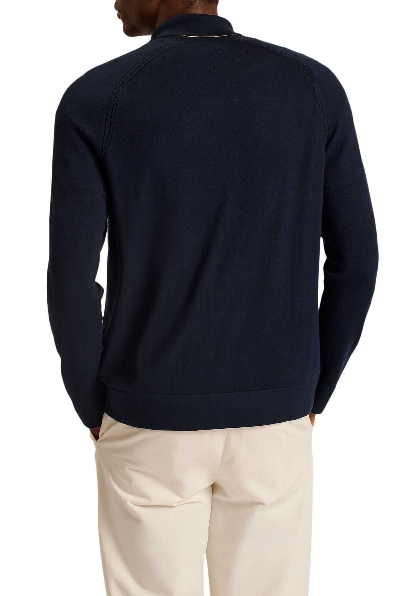 JEORG LS REGULAR BUTTON THROUGH SHIRT NAVY 2
