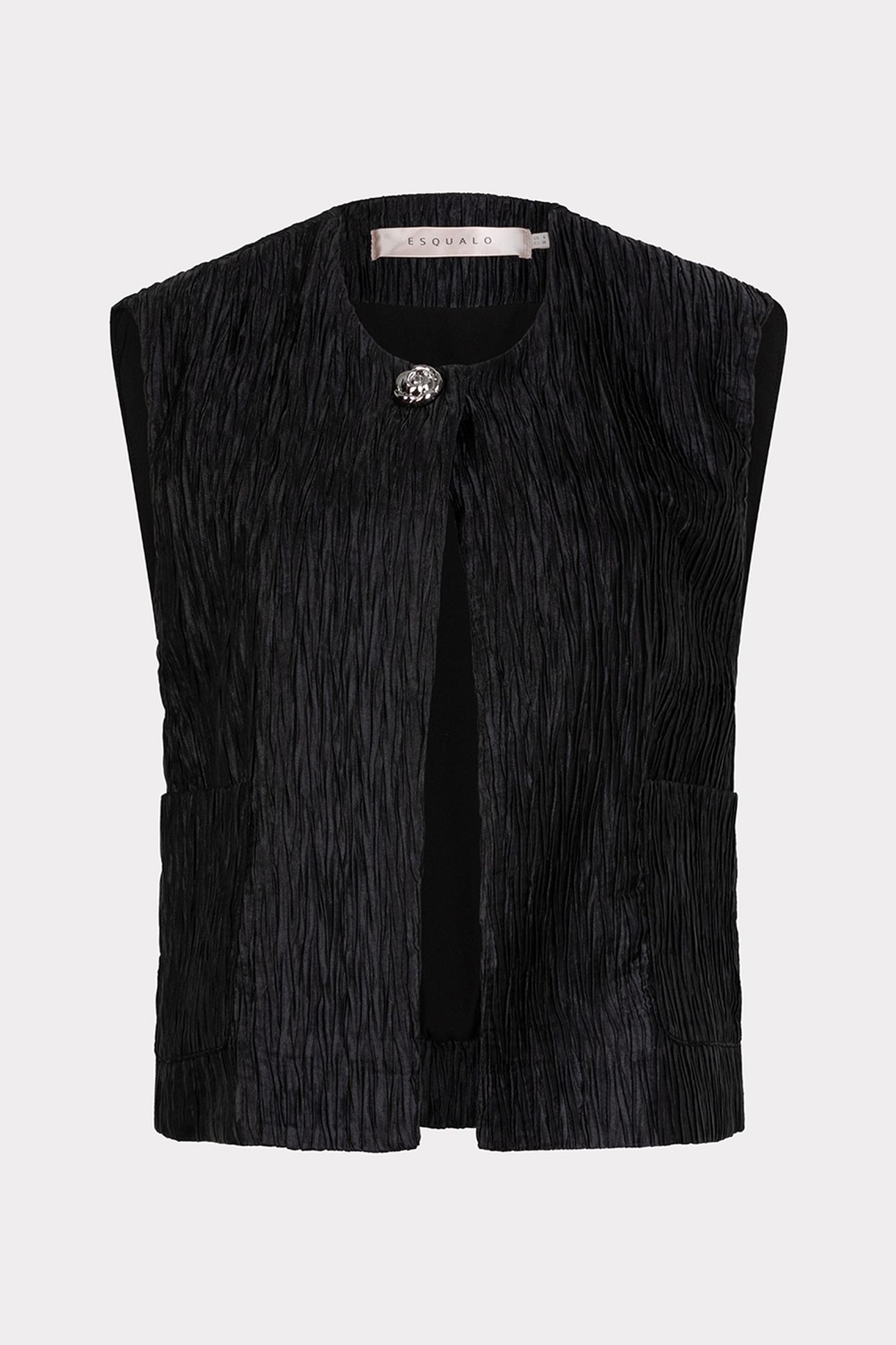 GILET CRINKLE BLACK 4