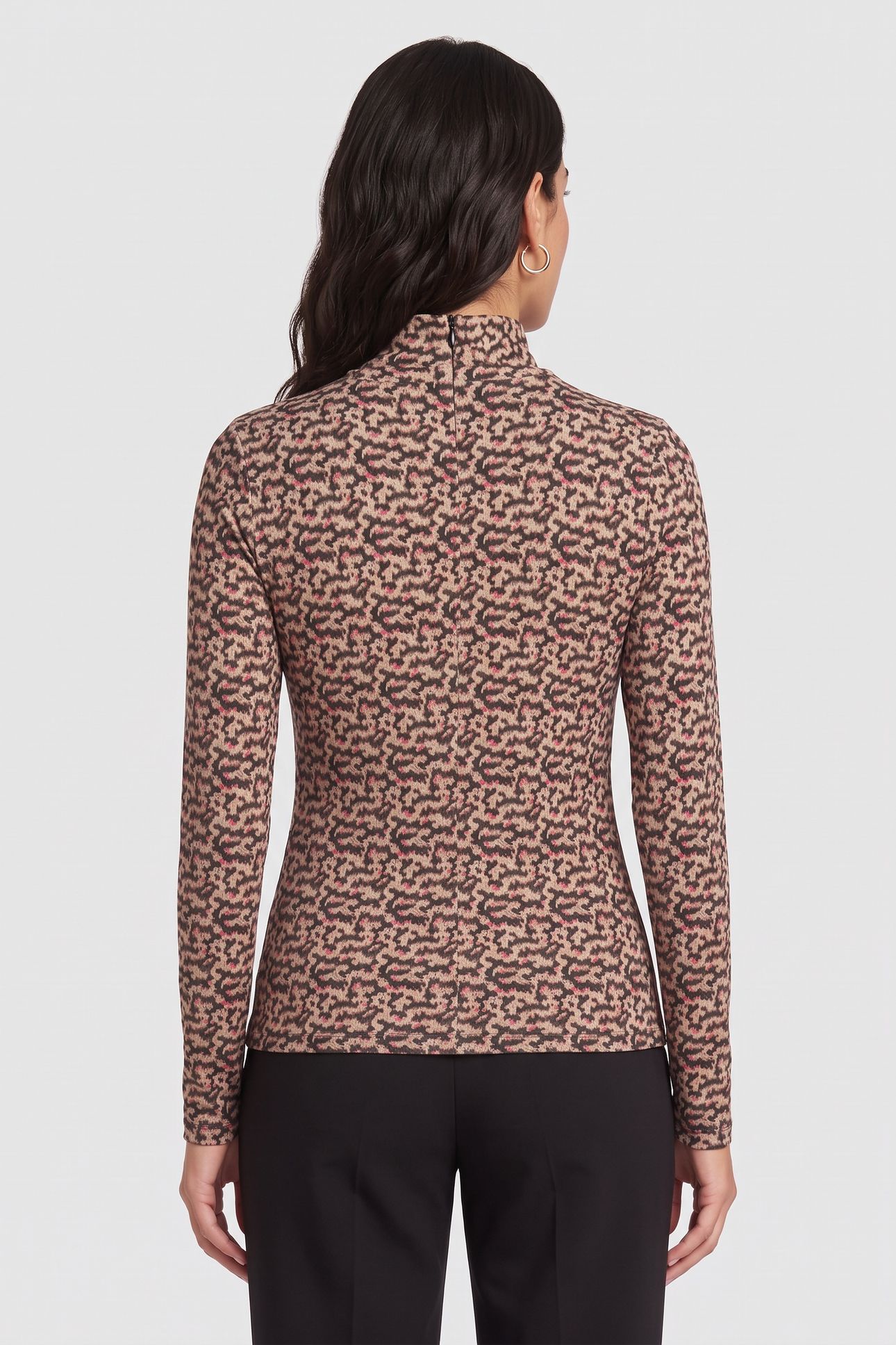 LOU T-SHIRT PINK BROWN 2