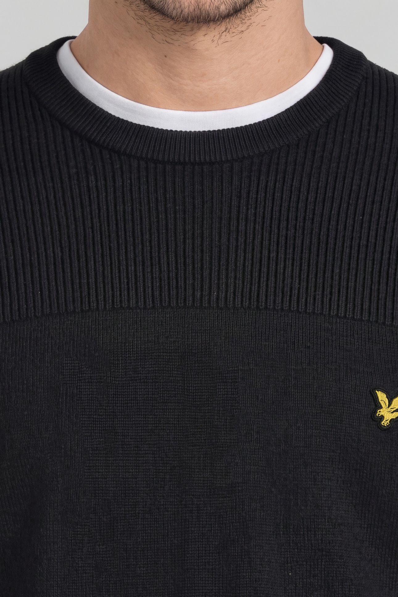 GOLF 1874 CREW NECK PULLOVER JET BLACK 9