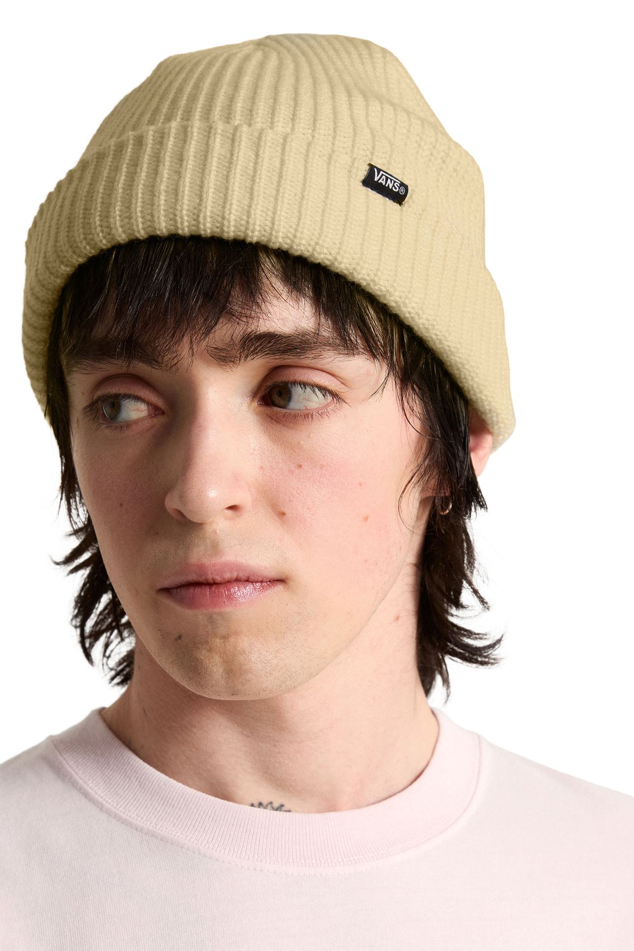 UNISEX CORE BASIC CUFF BEANIE ALMOND CRISP 1