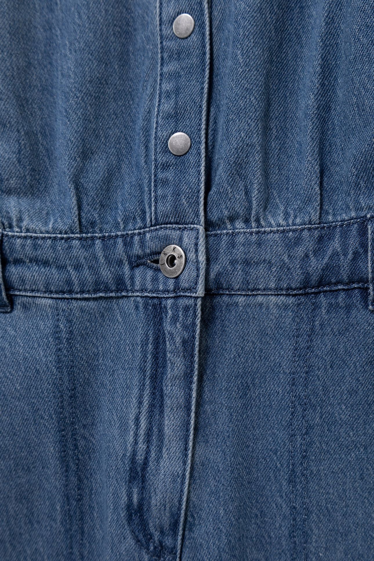 GIRLS’ BLUE DENIM JUMPSUIT 4