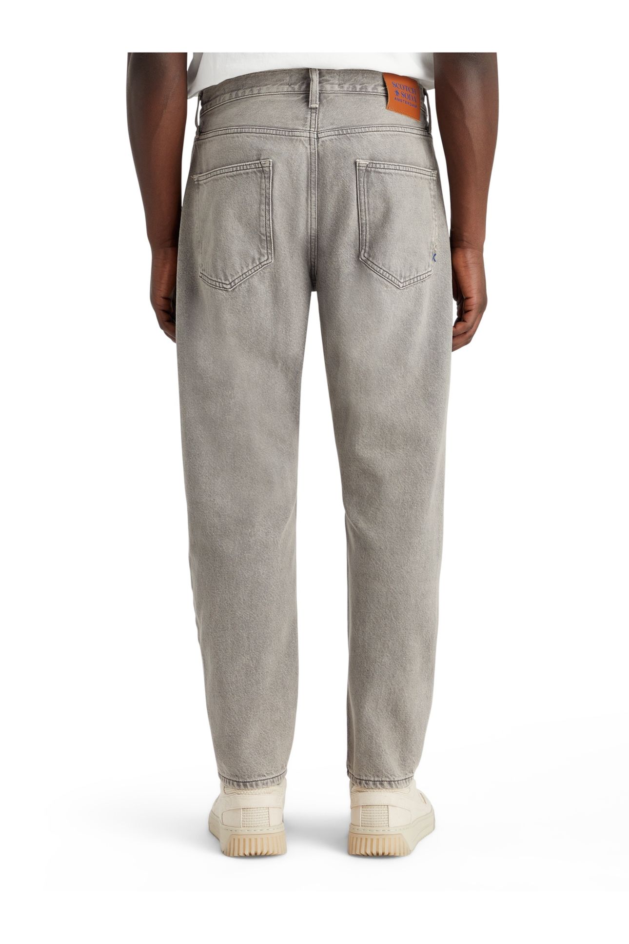 CORE DEAN LOOSE TAPERED JEANS GREY ROAD MEDIUM GREY 2