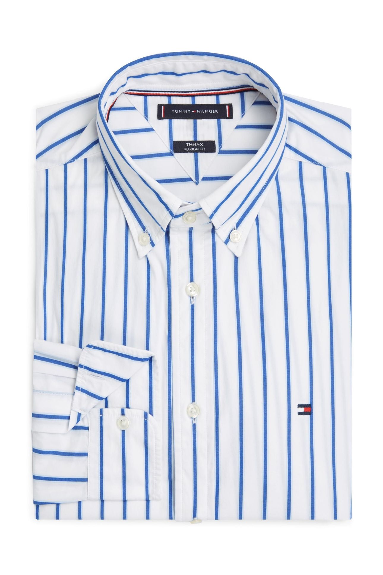 FLEX POPLIN BOLD WHITE/STRIPE 5